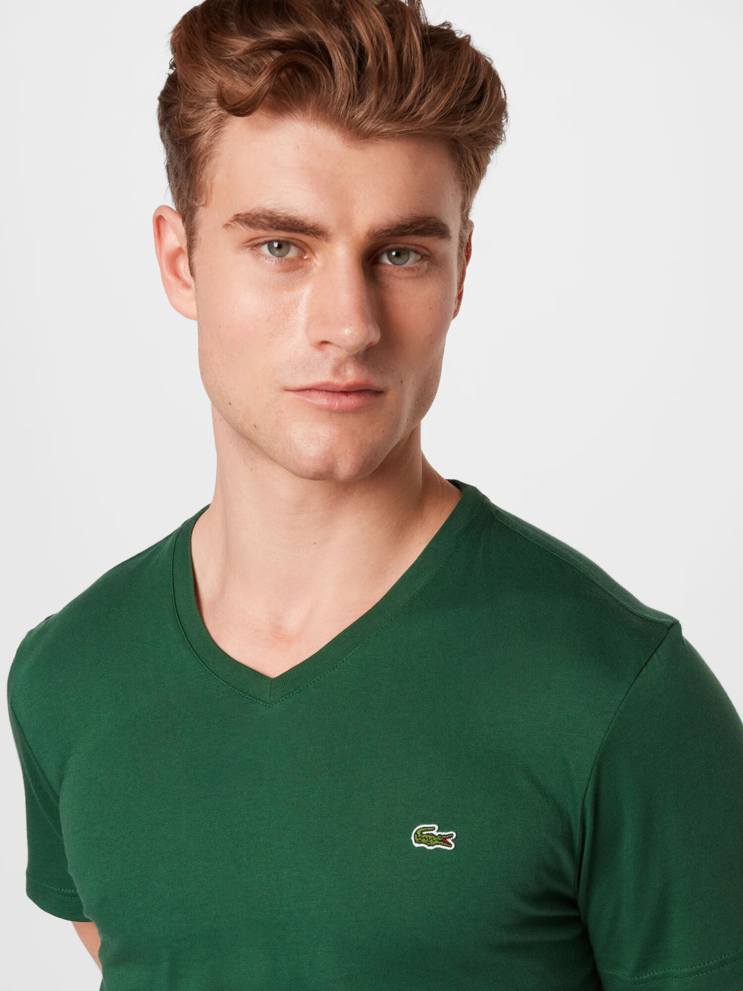 LACOSTE Majica temno zelena - Pepit.si