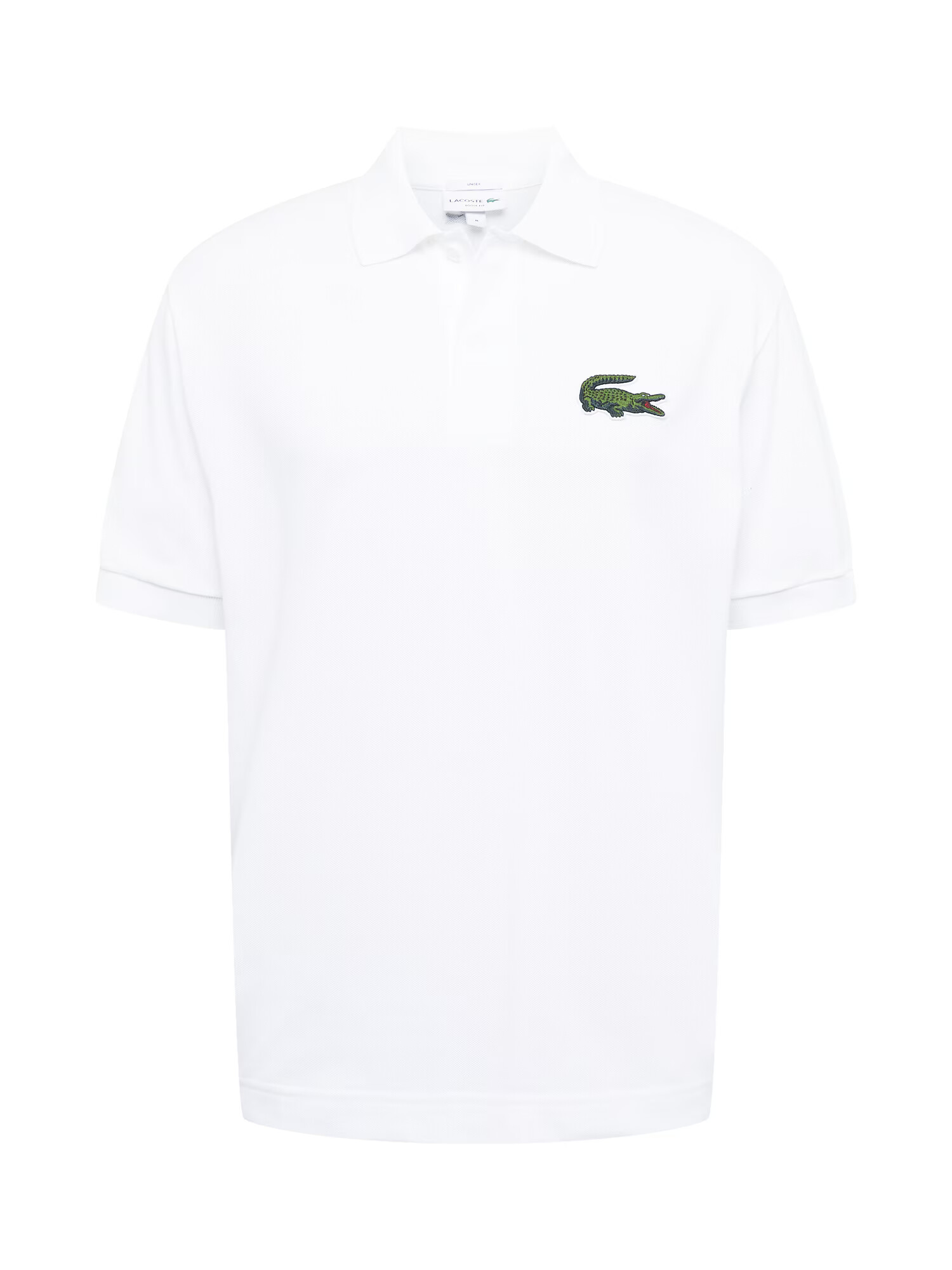 LACOSTE Majica zelena / bela - Pepit.si