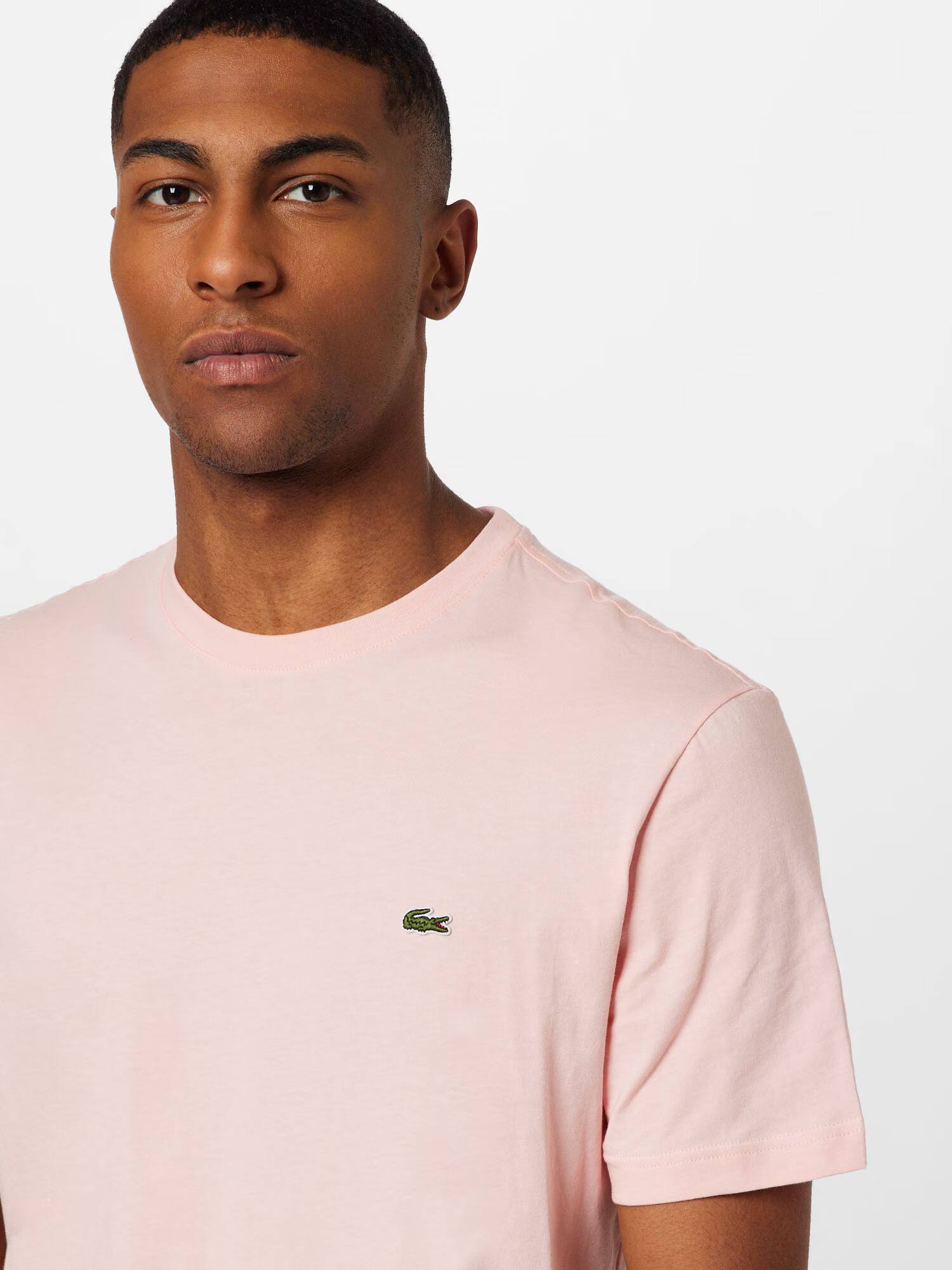 LACOSTE Majica zelena / pastelno roza - Pepit.si