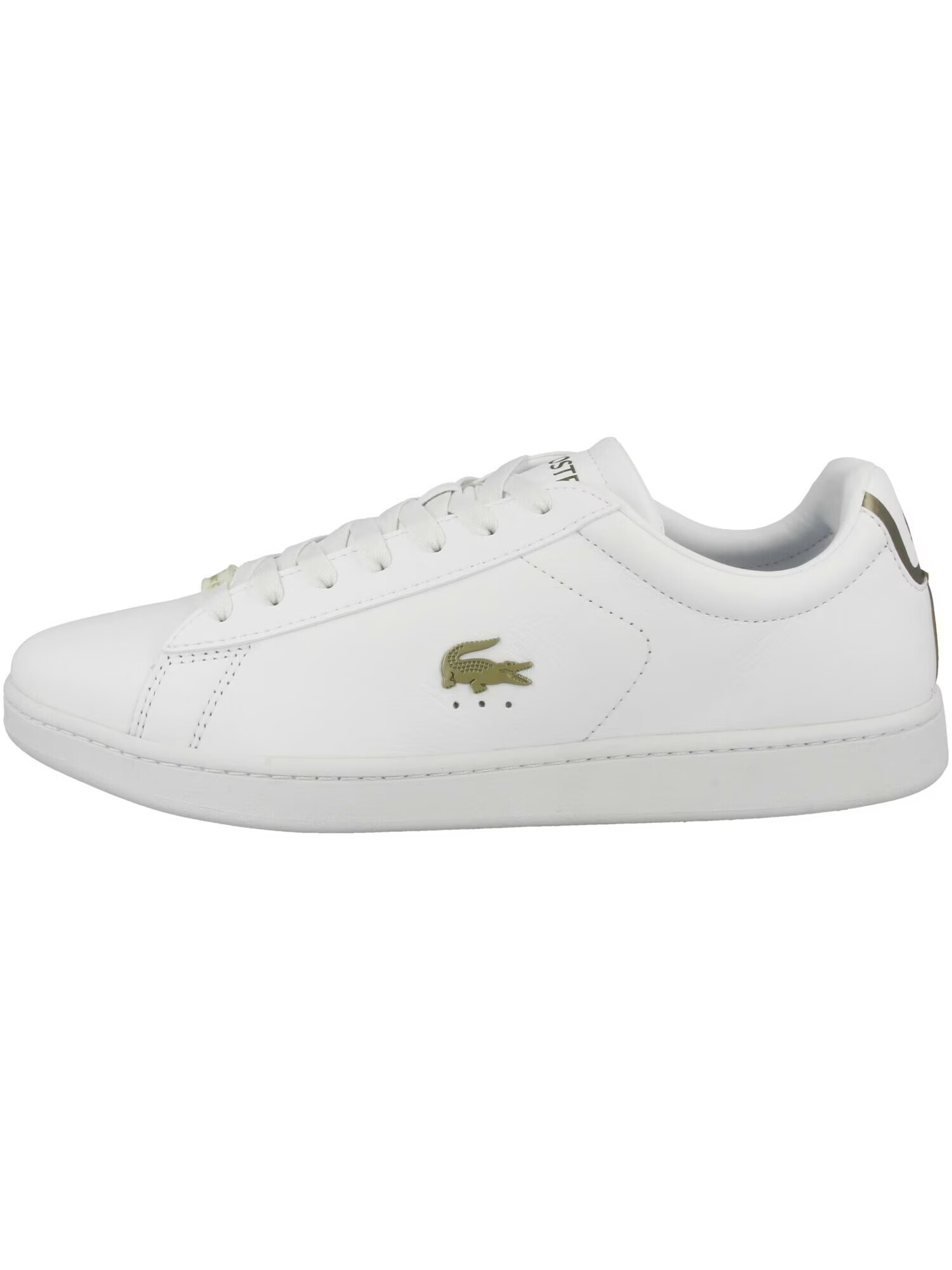 LACOSTE Nizke superge 'Carnaby Evo 07213' svetlo zelena / bela - Pepit.si