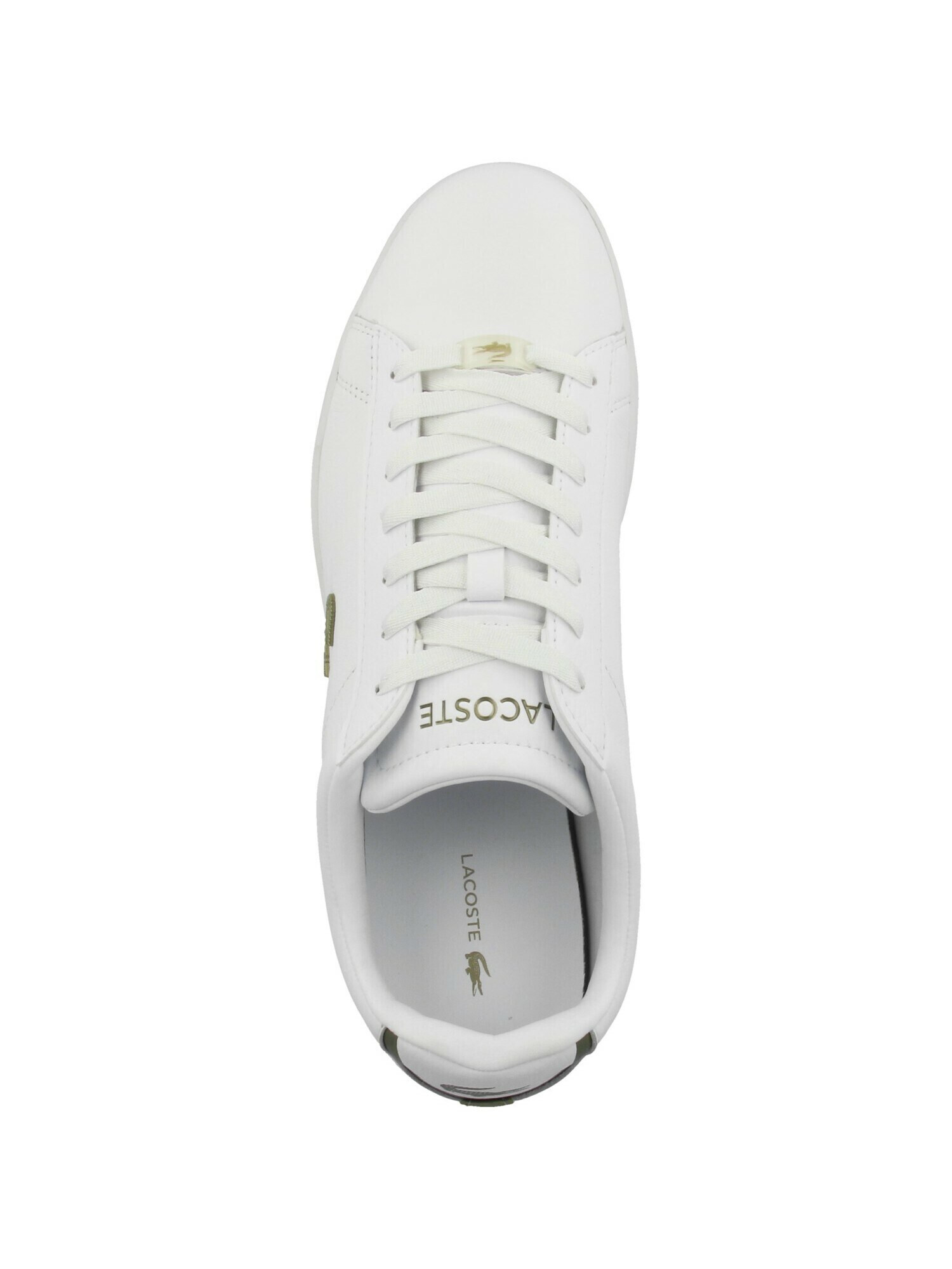 LACOSTE Nizke superge 'Carnaby Evo 07213' svetlo zelena / bela - Pepit.si