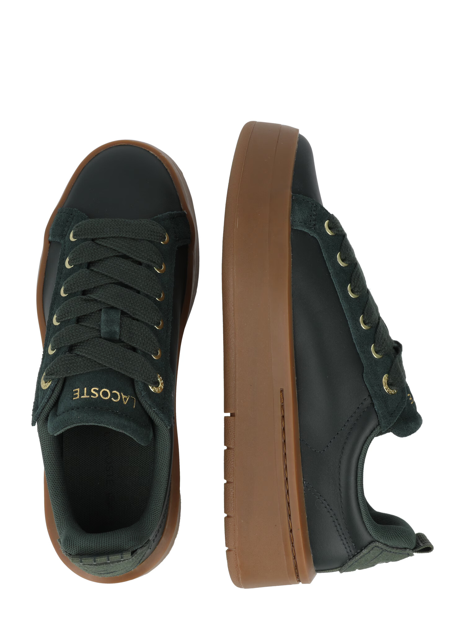 LACOSTE Nizke superge 'CARNABY PLAT' temno zelena - Pepit.si