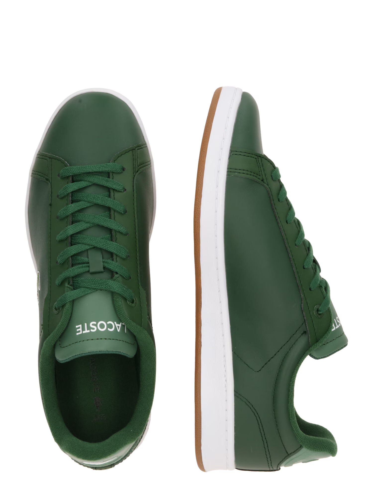 LACOSTE Nizke superge 'CARNABY' temno zelena / off-bela - Pepit.si