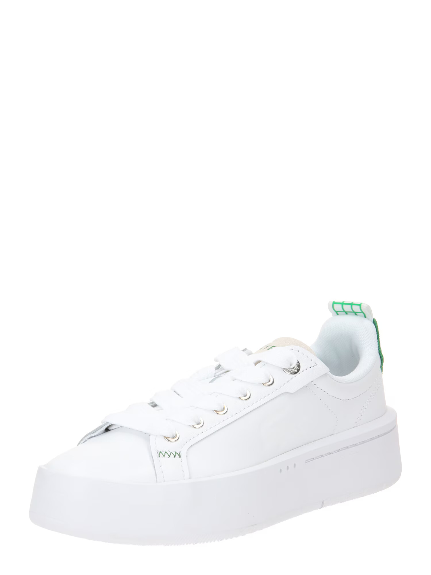 LACOSTE Nizke superge 'CARNABY' zelena / bela - Pepit.si