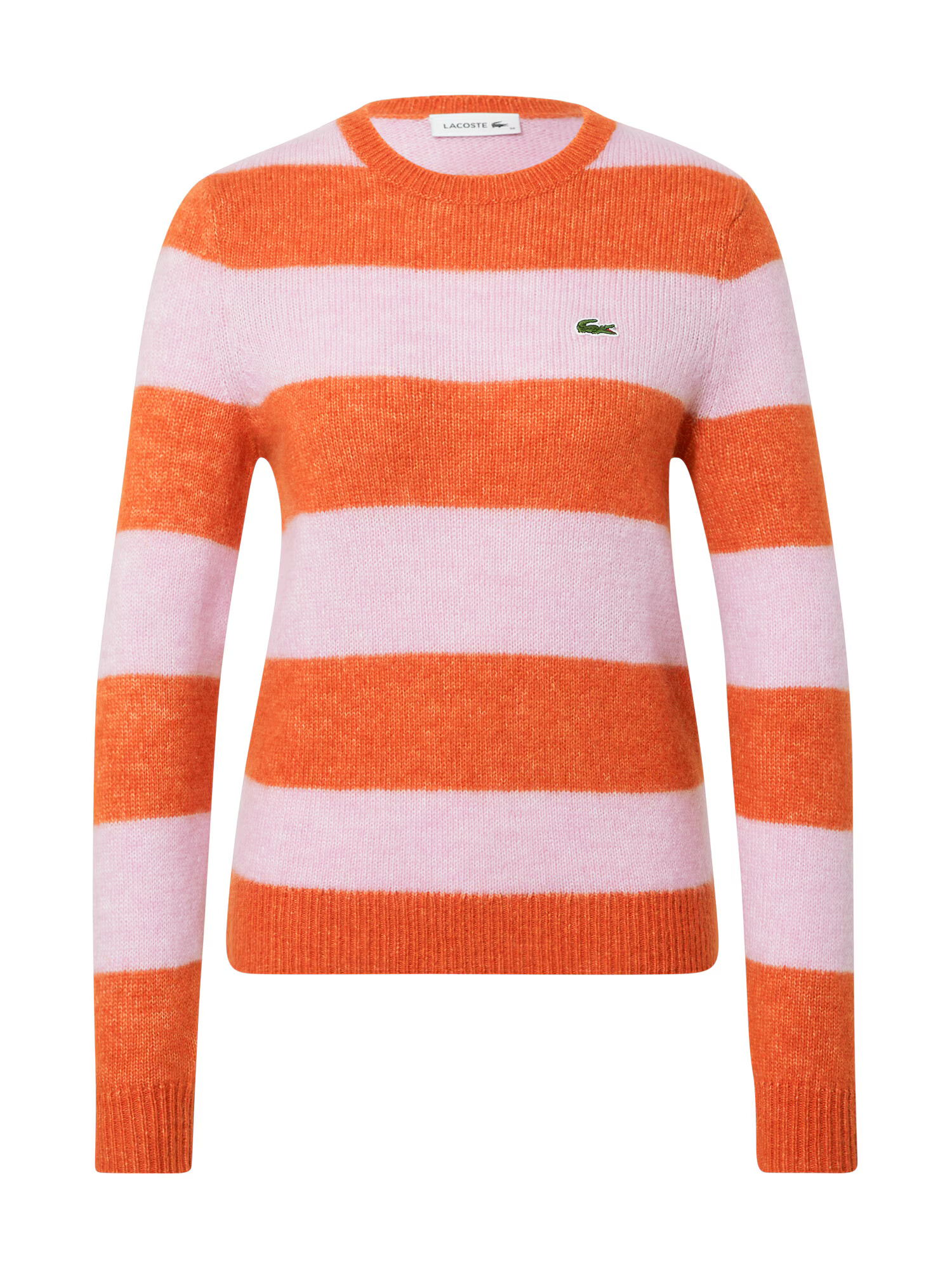 LACOSTE Pulover svetlo roza / temno oranžna - Pepit.si