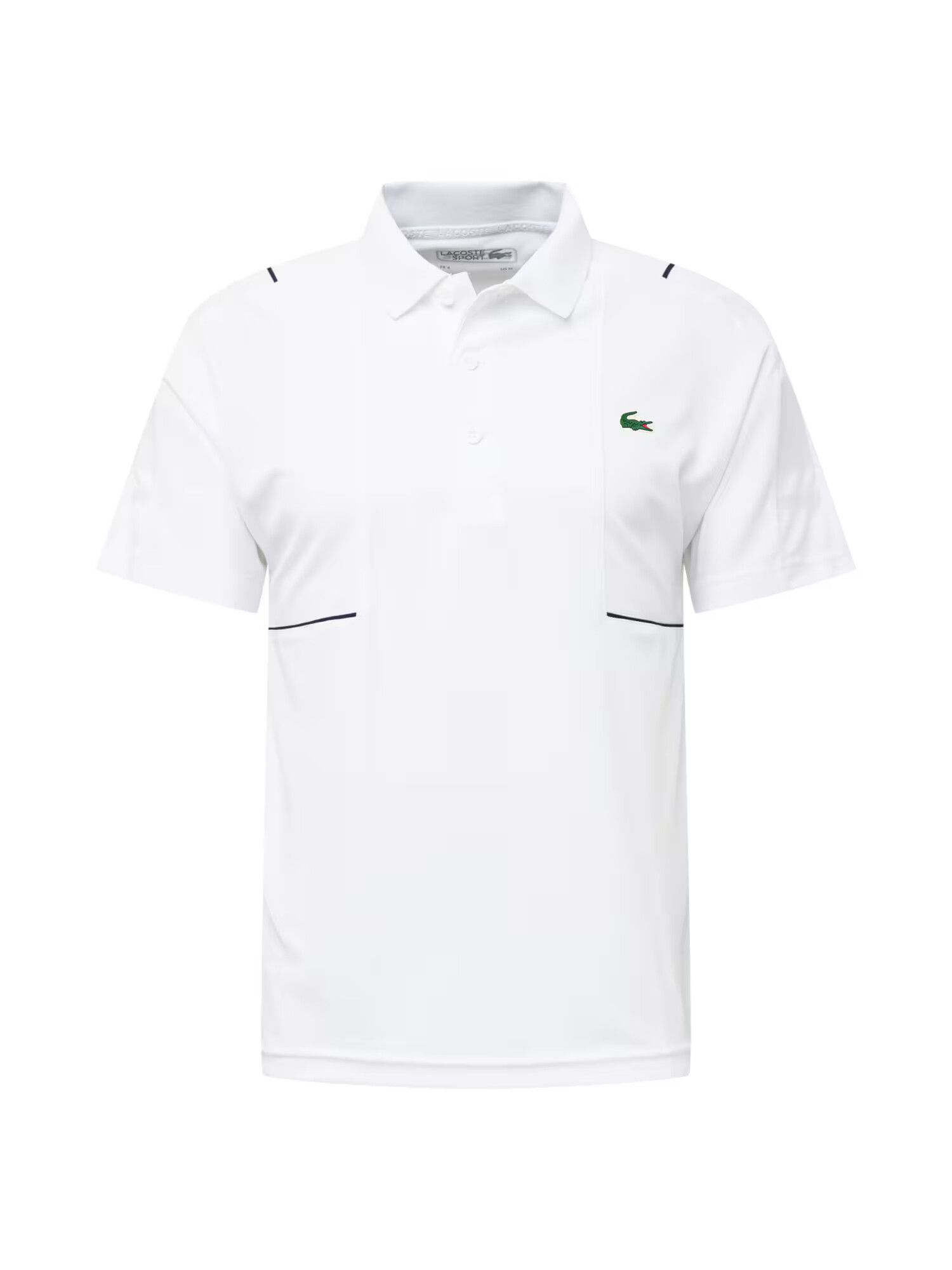 Lacoste Sport Funkcionalna majica bela / marine / zelena - Pepit.si