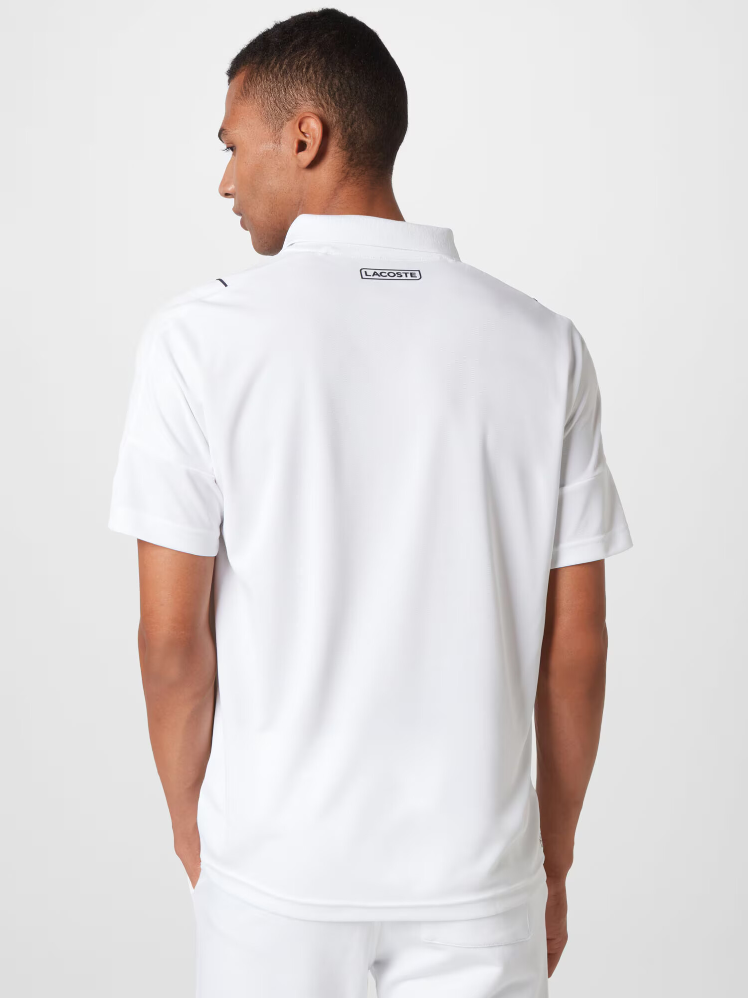 Lacoste Sport Funkcionalna majica bela / marine / zelena - Pepit.si