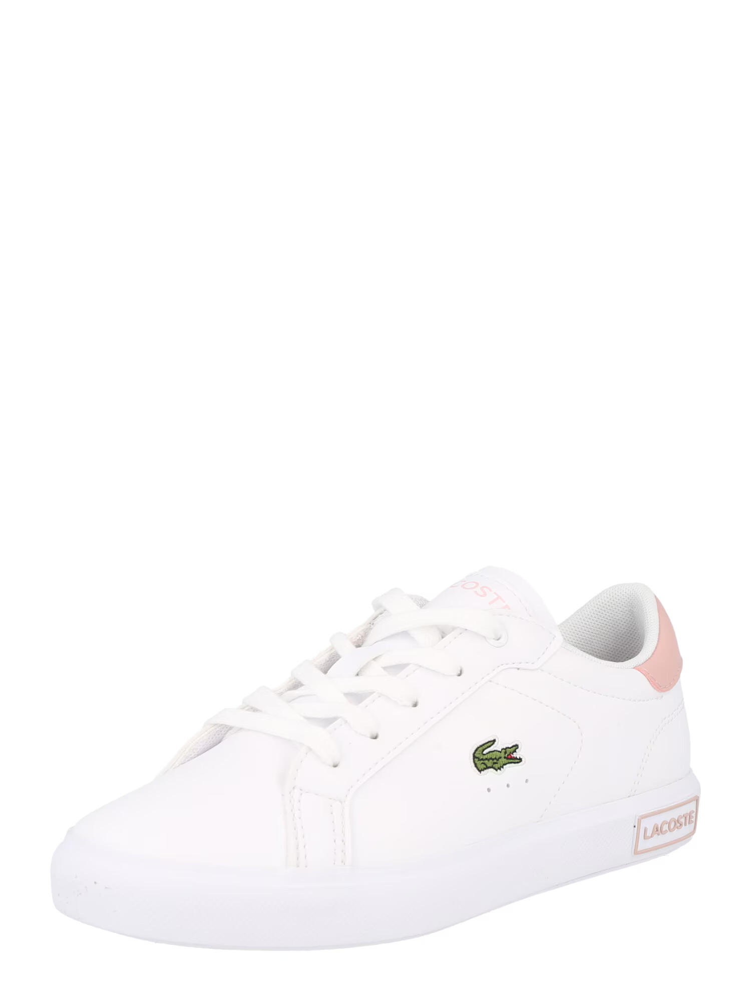 LACOSTE Superge rosé / bela - Pepit.si