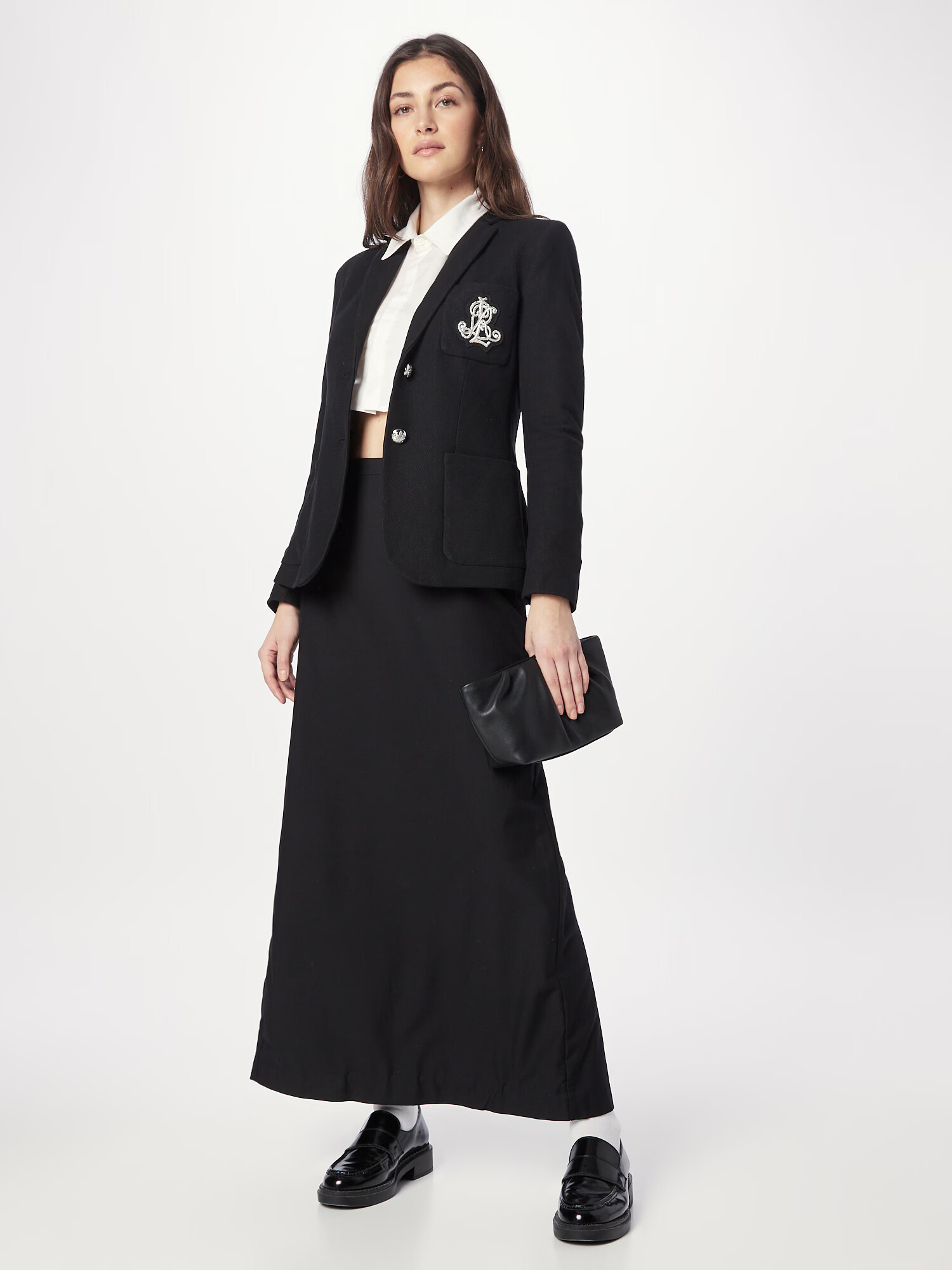 Lauren Ralph Lauren Blazer 'Anfisa' črna / srebrna - Pepit.si