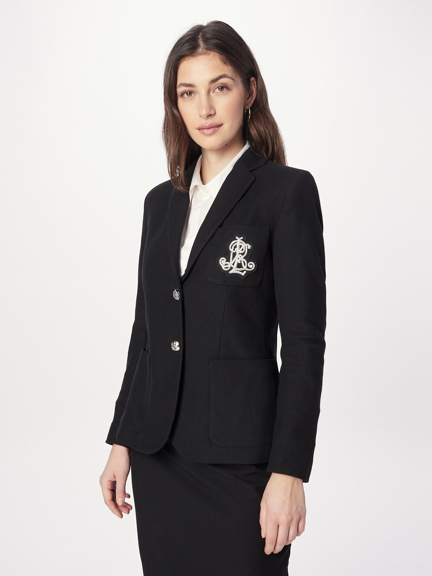 Lauren Ralph Lauren Blazer 'Anfisa' črna / srebrna - Pepit.si