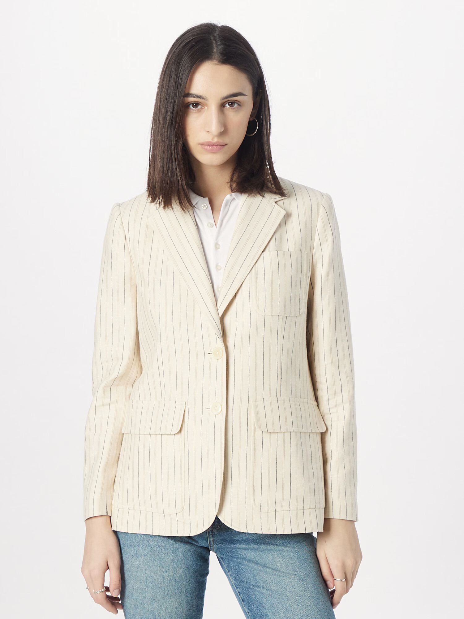 Lauren Ralph Lauren Blazer 'LAWDRO' kremna / temno bež / črna - Pepit.si