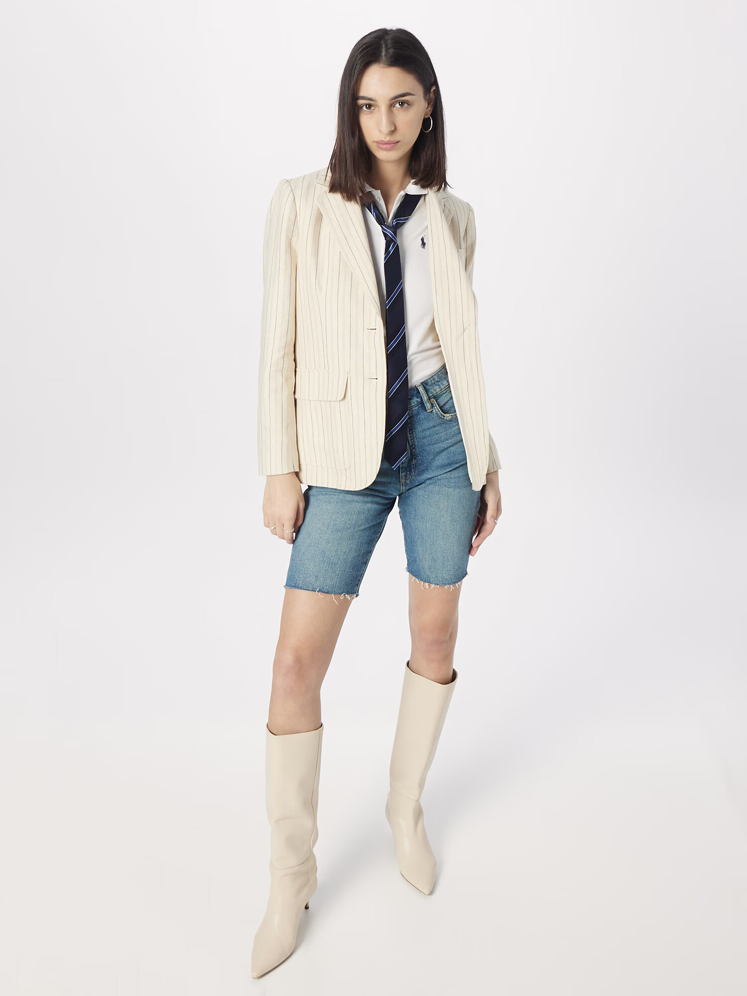 Lauren Ralph Lauren Blazer 'LAWDRO' kremna / temno bež / črna - Pepit.si