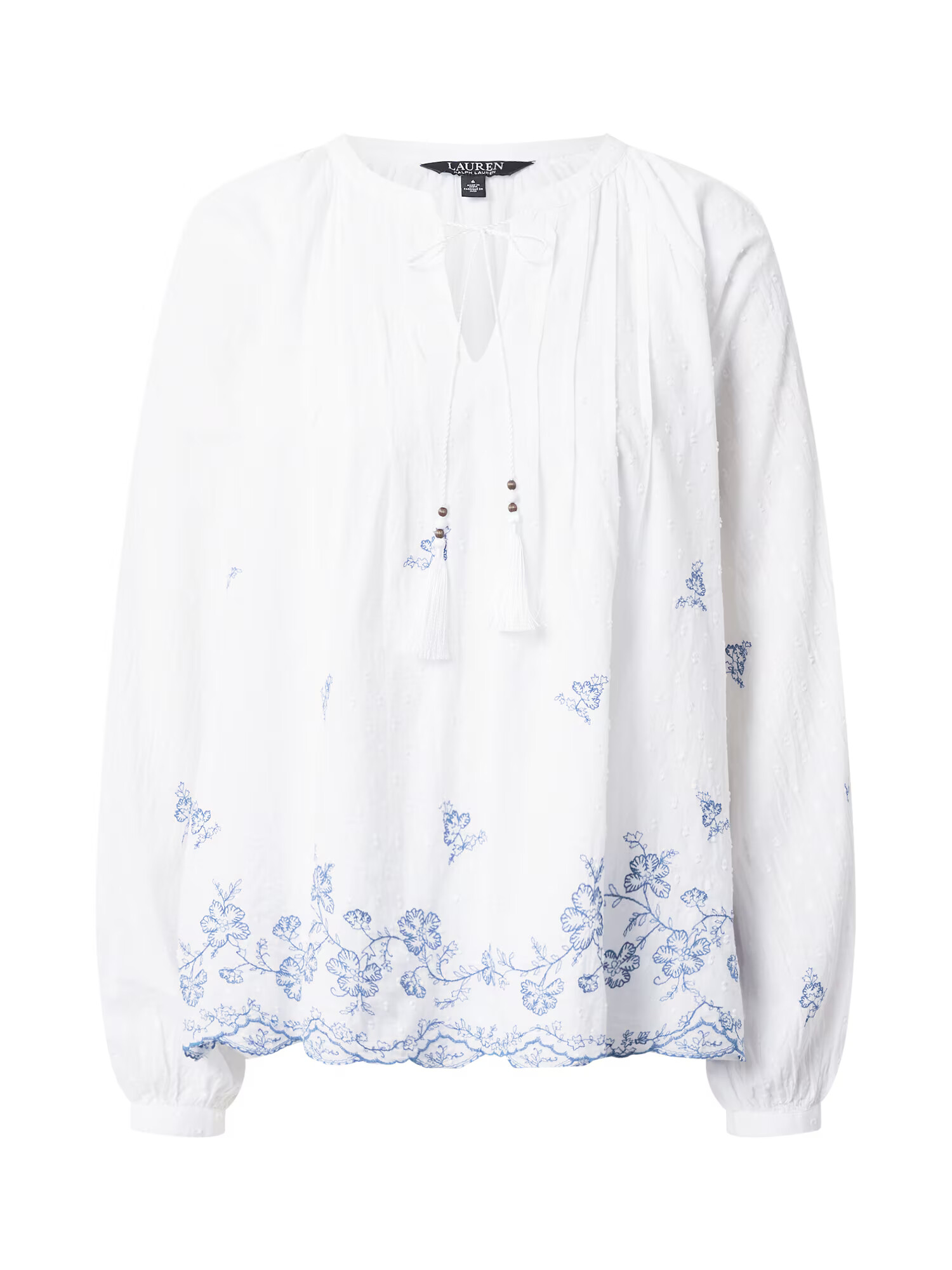 Lauren Ralph Lauren Bluza 'ANONY' modra / bela - Pepit.si