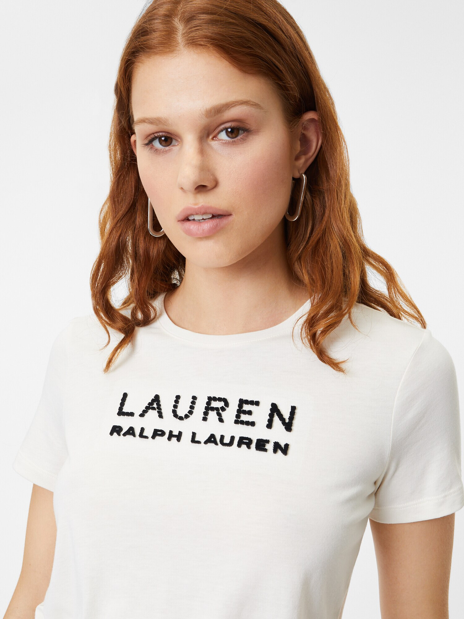 Lauren Ralph Lauren Majica 'KATLIN' kremna / črna - Pepit.si