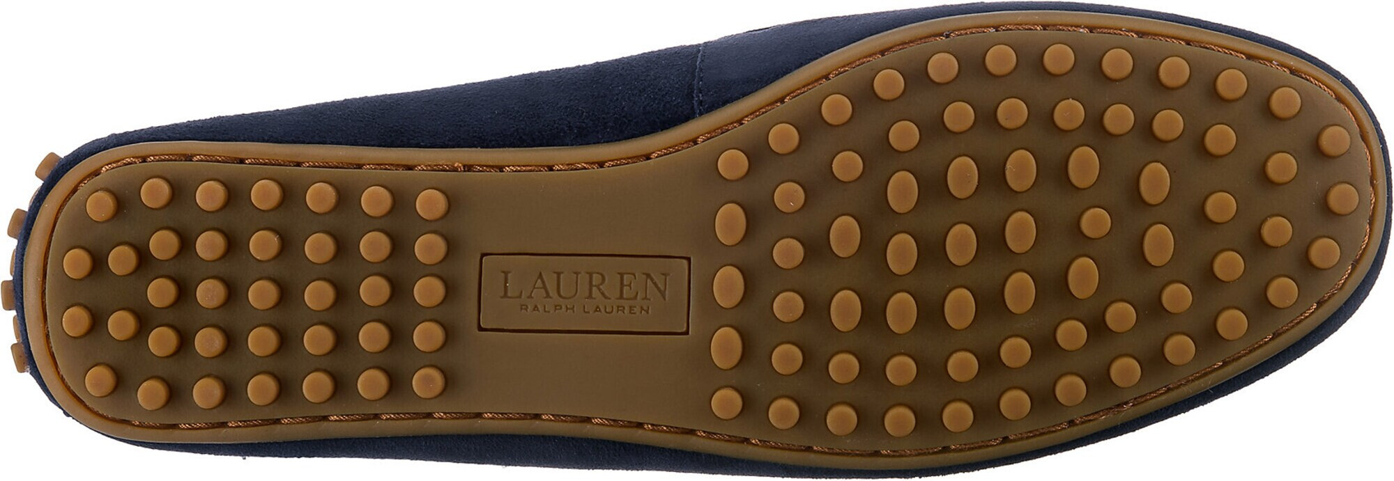 Lauren Ralph Lauren Mokasini 'BARNSBURY' temno modra / zlata - Pepit.si