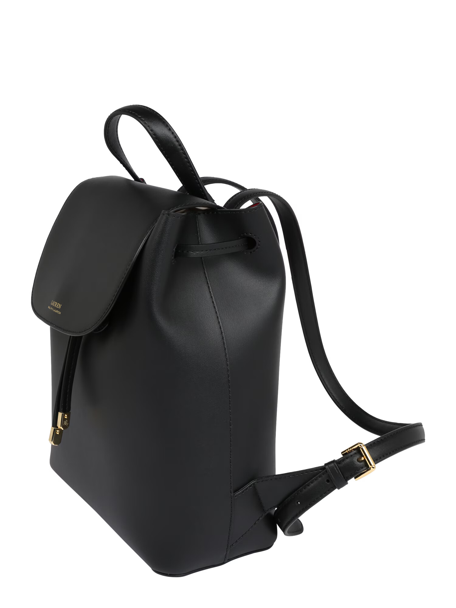 Lauren Ralph Lauren Rucksack 'FLAP MEDIUM' črna - Pepit.si