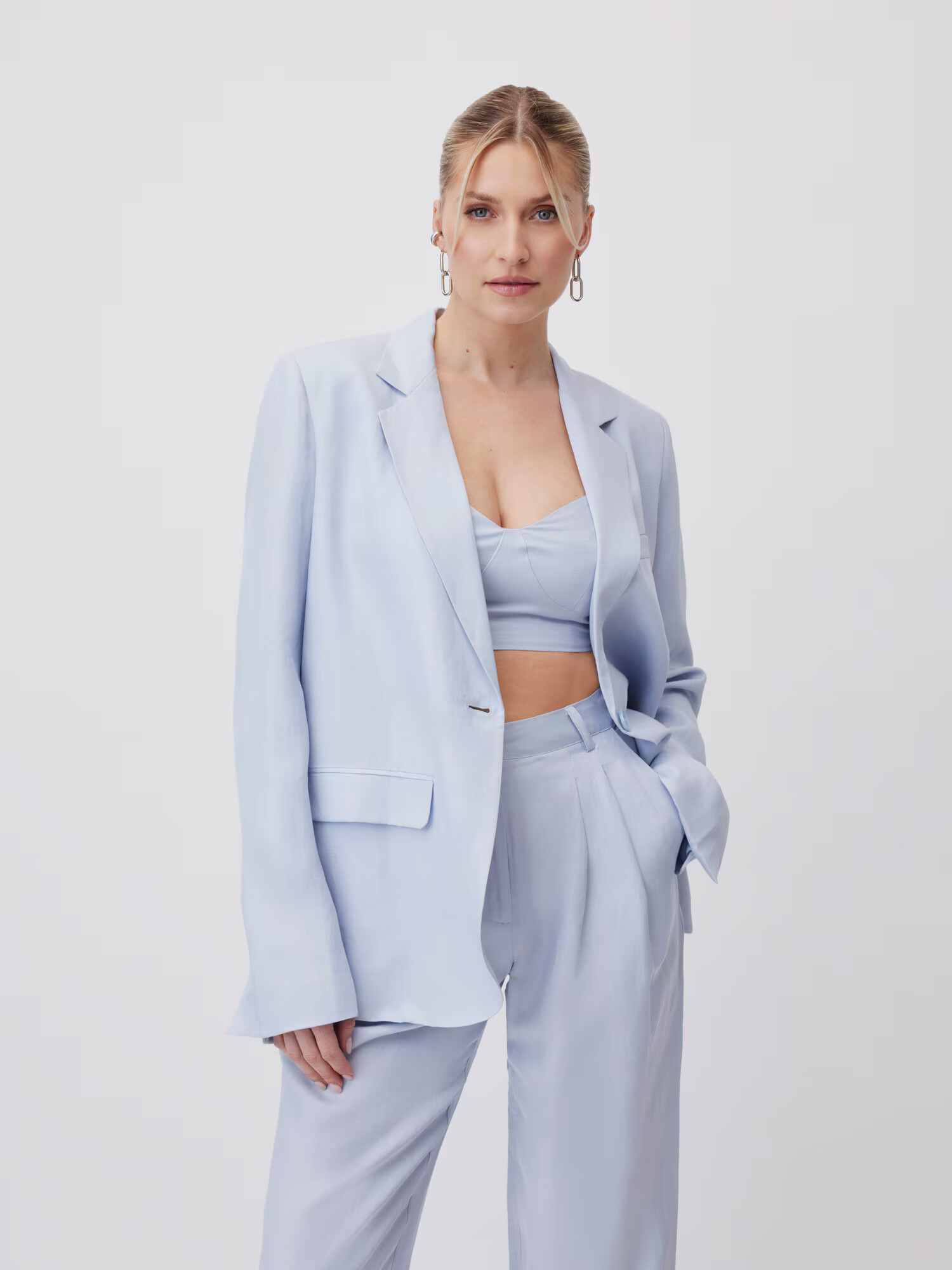 LeGer by Lena Gercke Blazer 'Cassandra' svetlo modra - Pepit.si