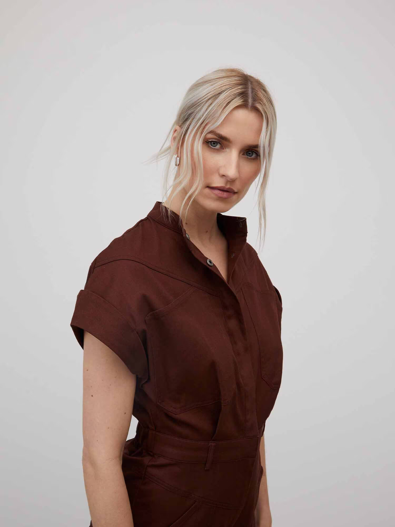 LeGer by Lena Gercke Kombinezon 'Rika' temno rjava - Pepit.si