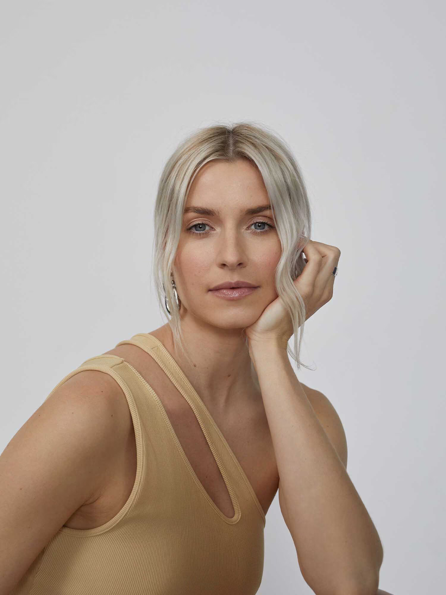 LeGer by Lena Gercke Obleka 'Bella' bež - Pepit.si