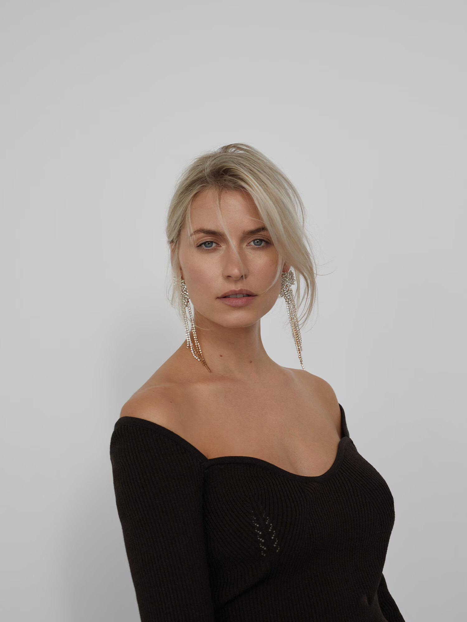 LeGer by Lena Gercke Pletena obleka 'Sarina' rjava - Pepit.si