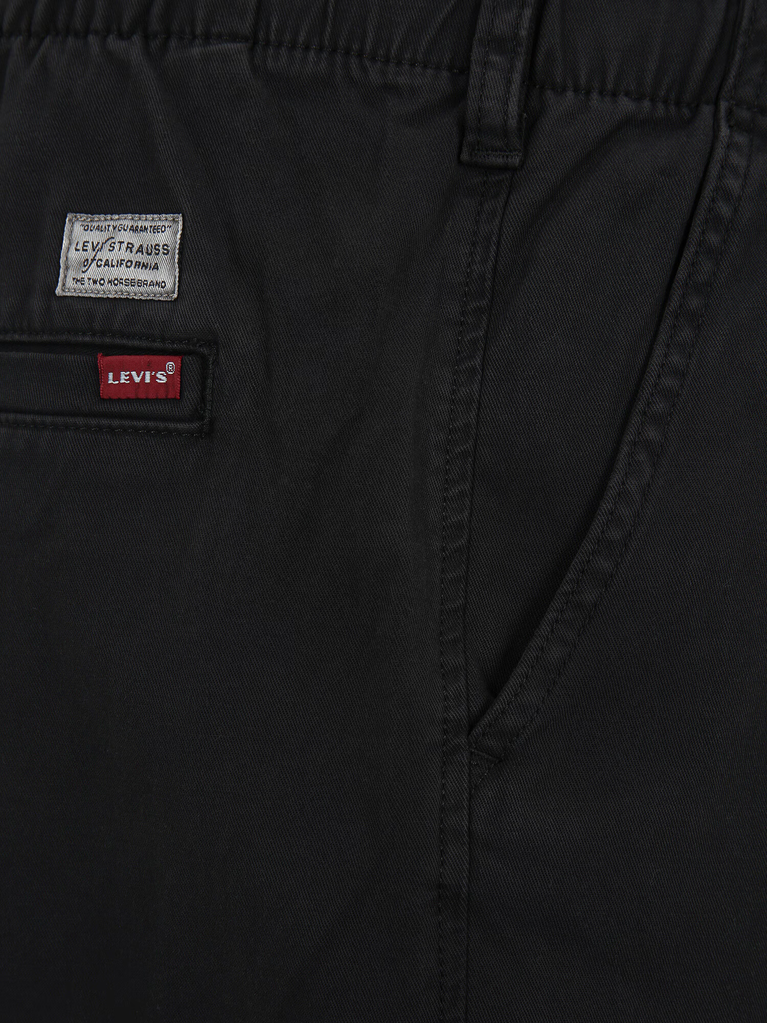 Levi's® Big & Tall Chino hlače 'XX CHINO EZ TPR B&T II BLACKS' črna - Pepit.si