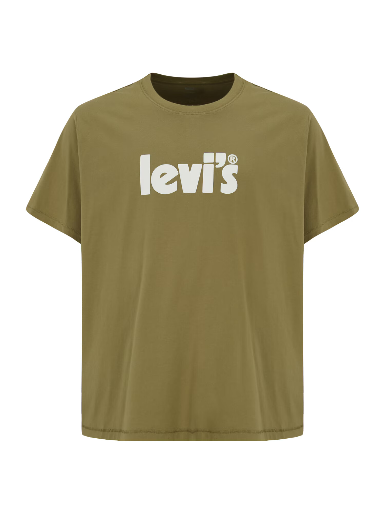 Levi's® Big & Tall Majica 'BIG SS RELAXED FIT TEE GREENS' oliva / bela - Pepit.si