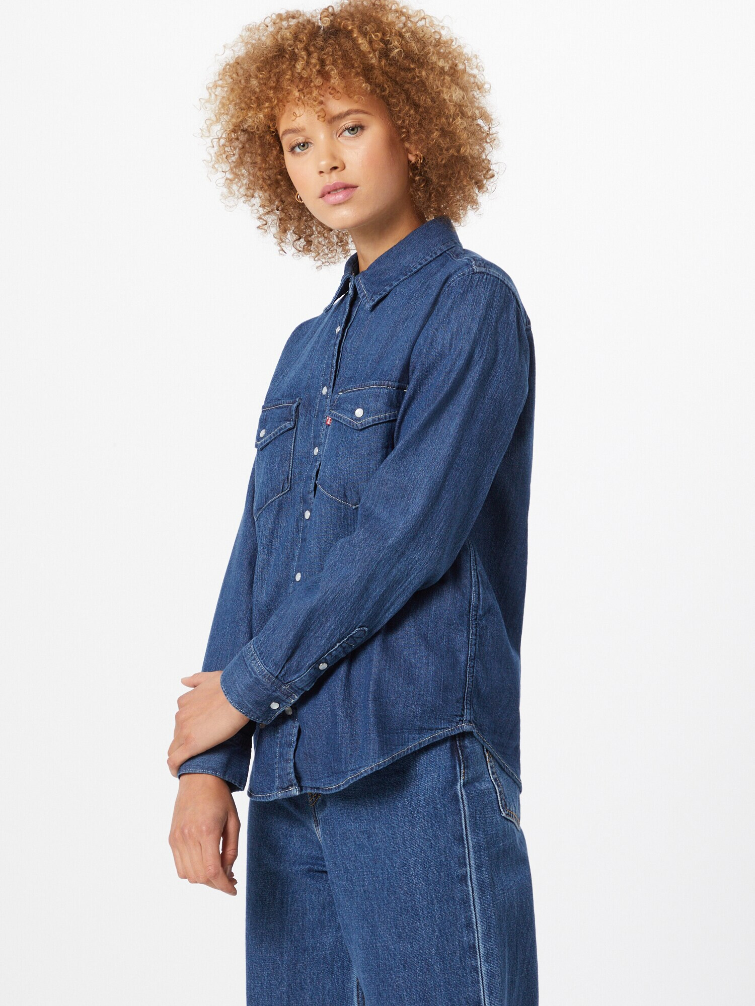 LEVI'S Bluza 'Essential Western' moder denim - Pepit.si