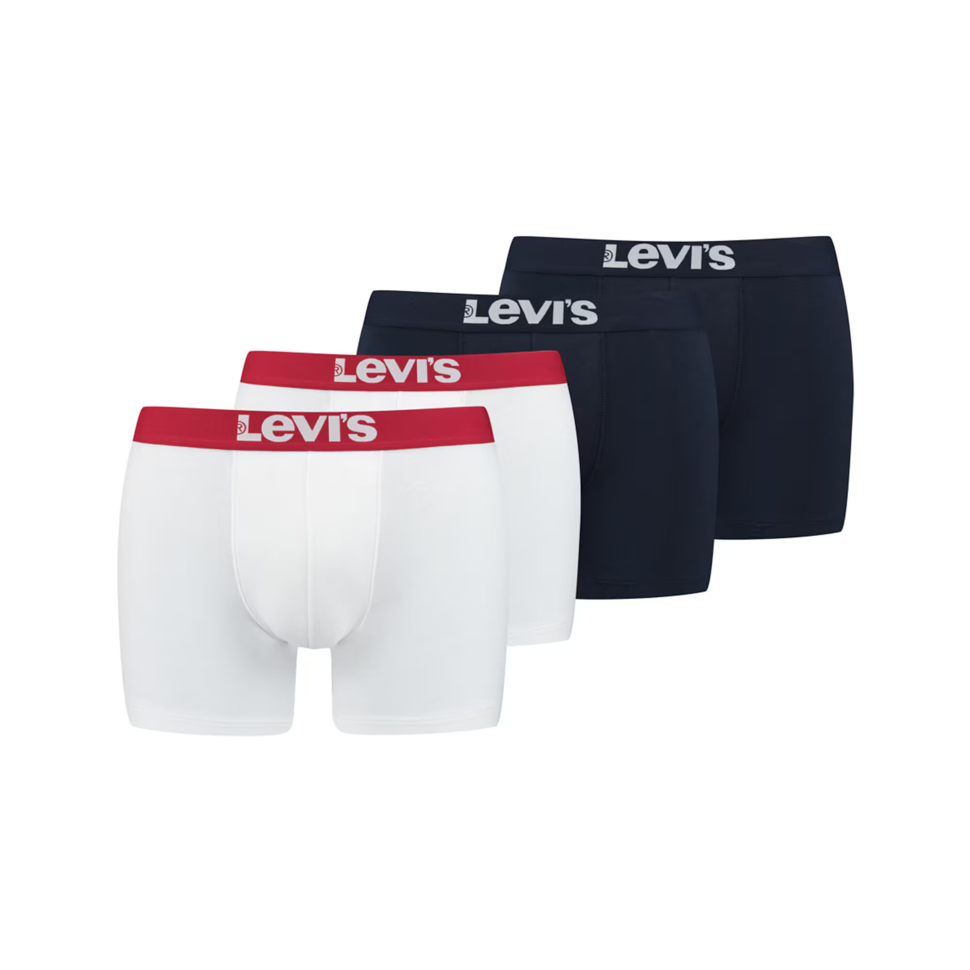 LEVI'S Boksarice rdeča / črna / bela - Pepit.si