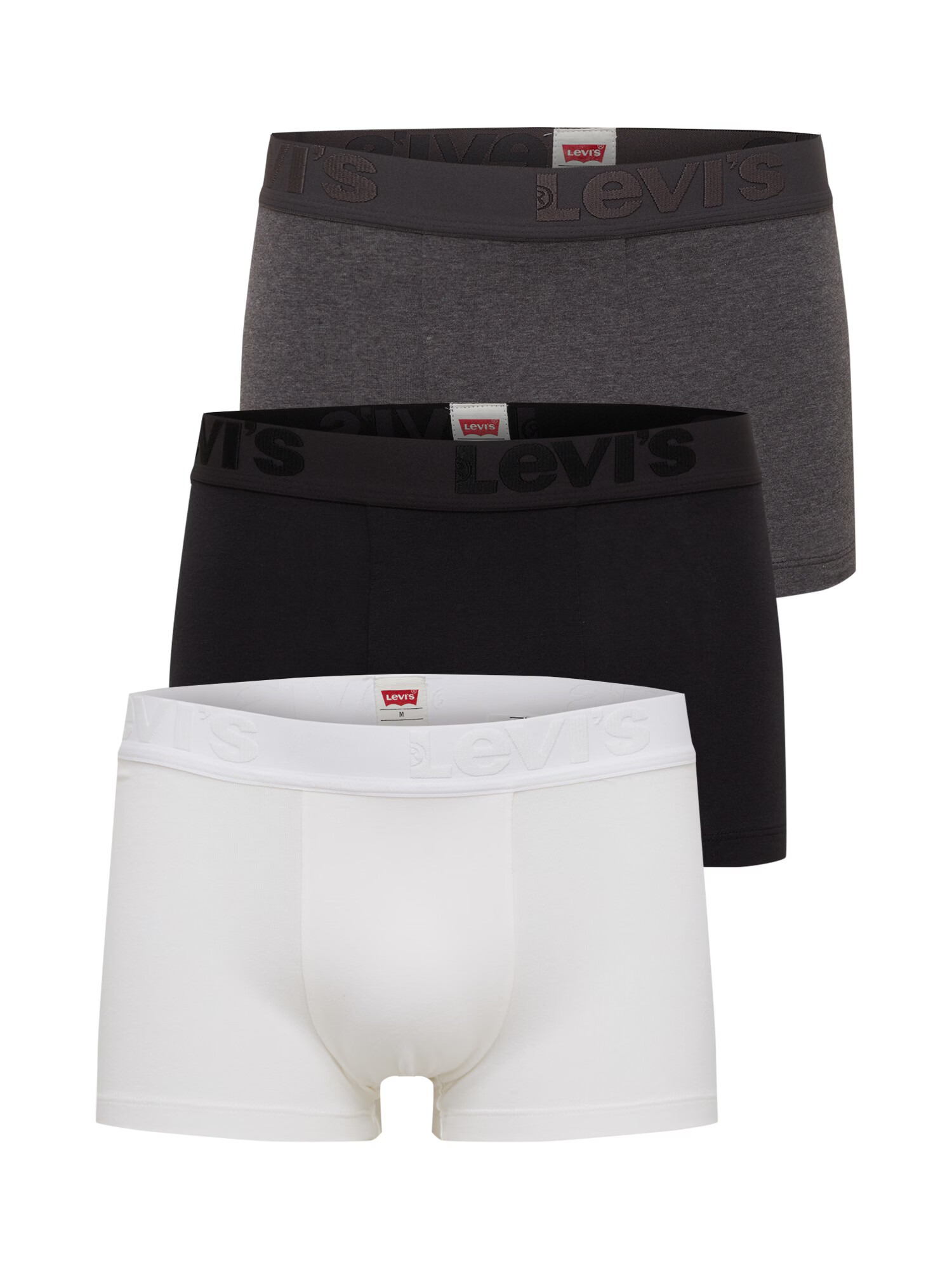 LEVI'S Boksarice siva / črna / bela - Pepit.si