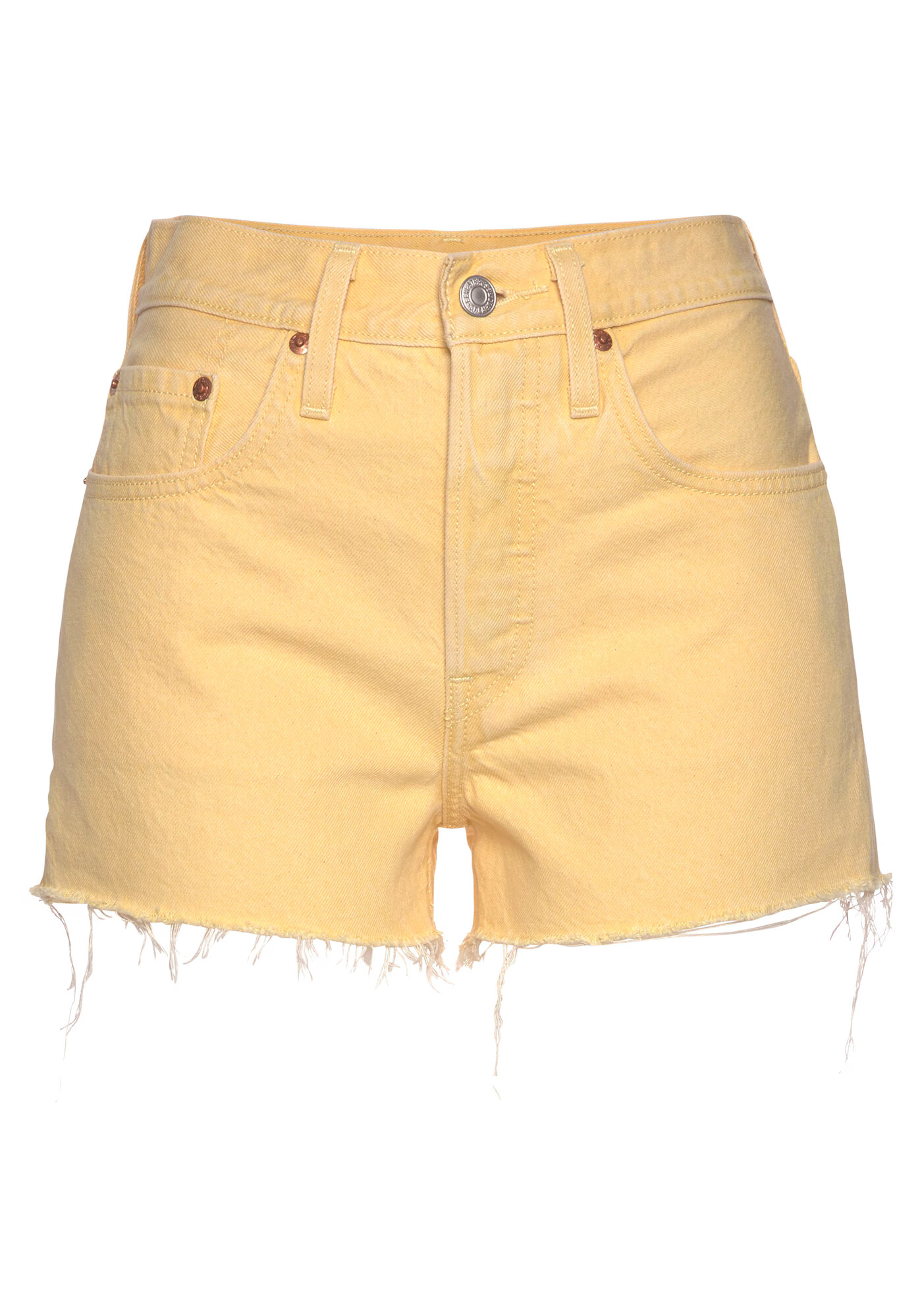 LEVI'S Kavbojke '501® ORIGINAL SHORT YELLOWS/ORANGES' pastelno oranžna - Pepit.si