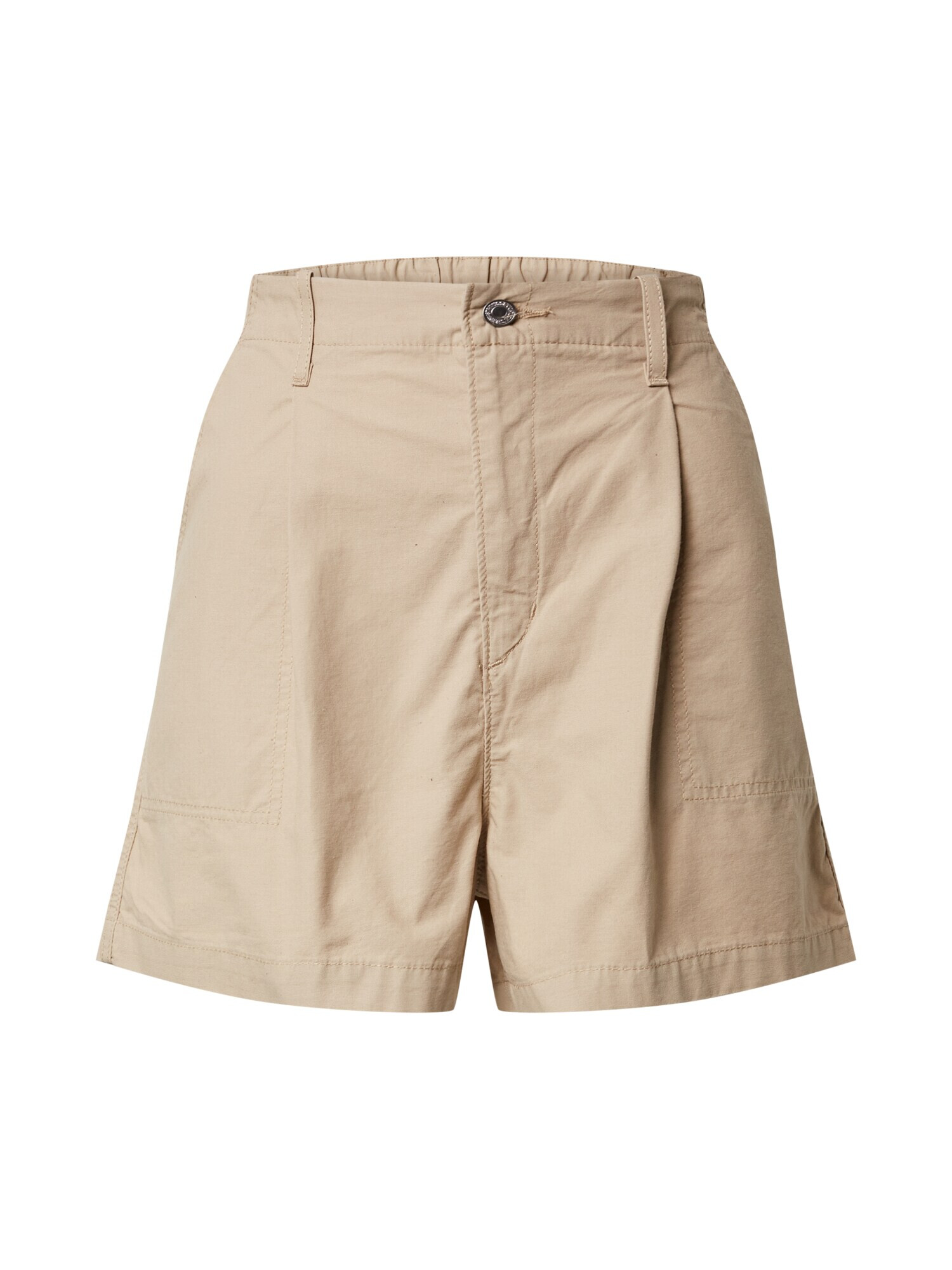 LEVI'S Hlače z naborki 'PLEATED UTILITY SHORT' bež - Pepit.si