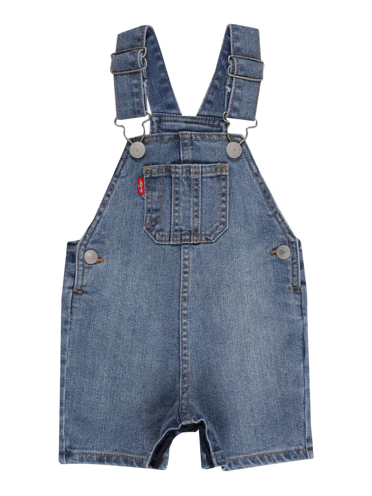 LEVI'S Hlače z naramnicami moder denim - Pepit.si