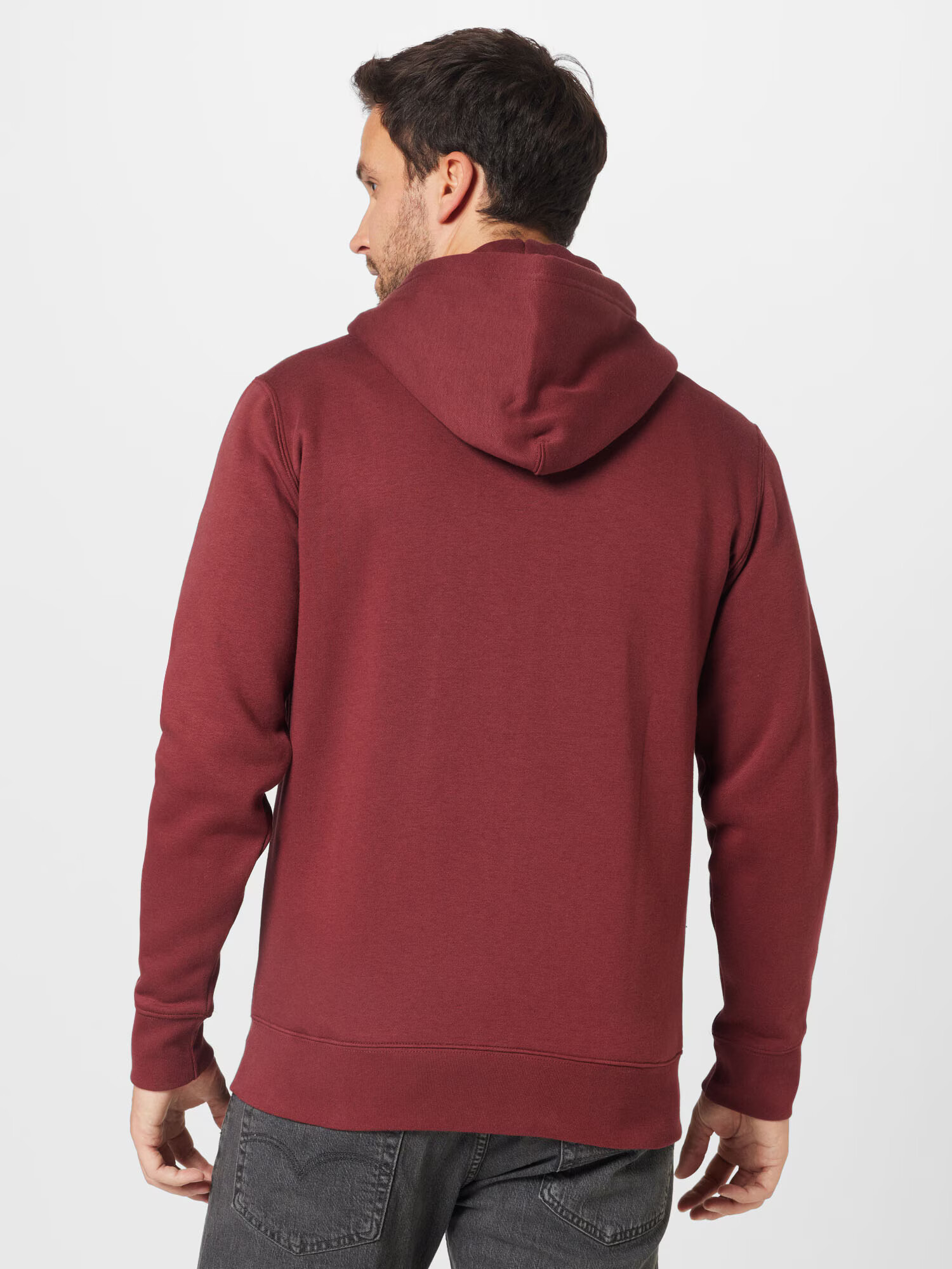 LEVI'S Jopa na zadrgo 'CORE NG ZIP UP REDS' rdeča / bordo / bela - Pepit.si