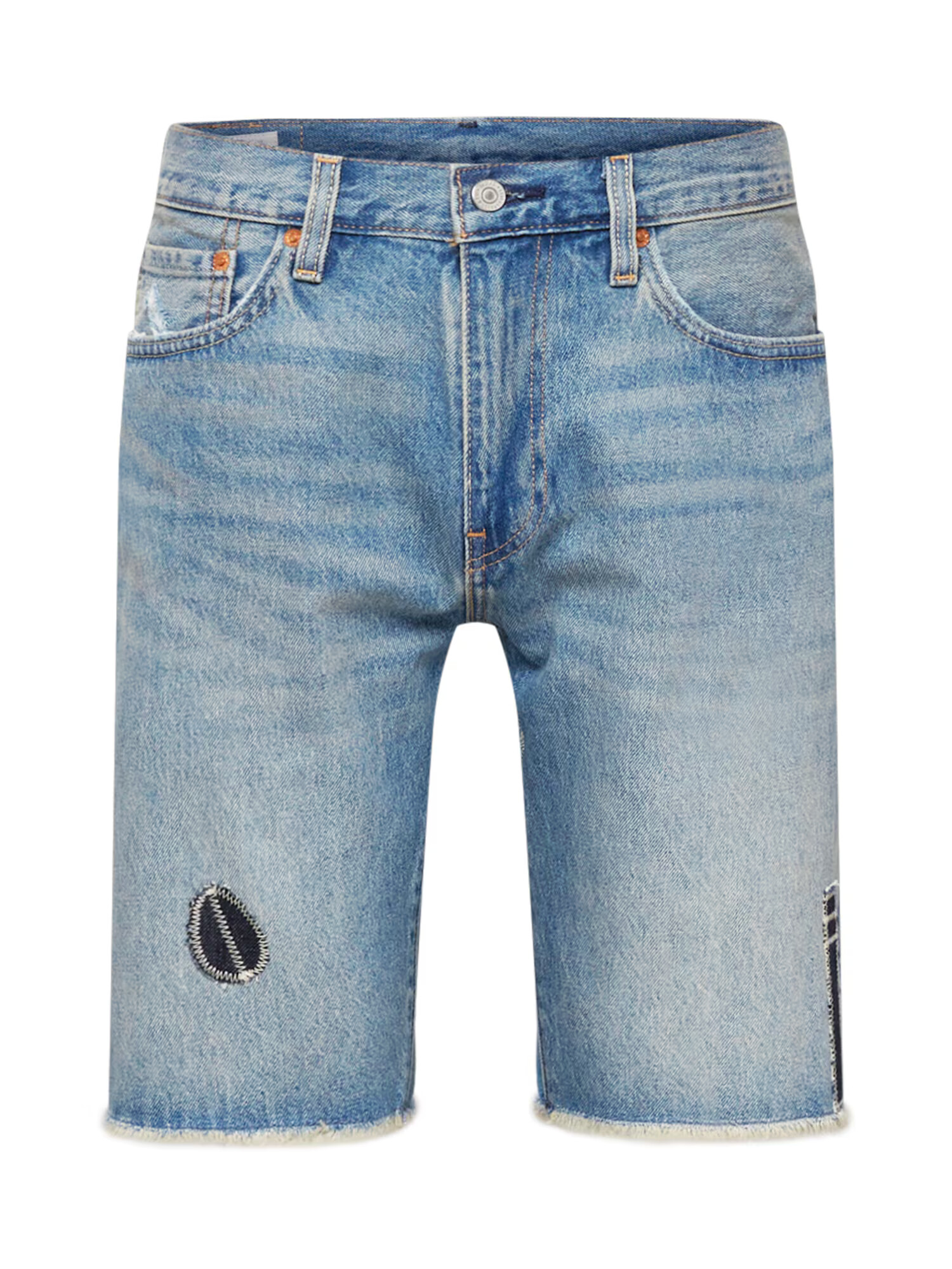 LEVI'S Kavbojke '405 STANDARD SHORT MED INDIGO - WORN IN' moder denim - Pepit.si