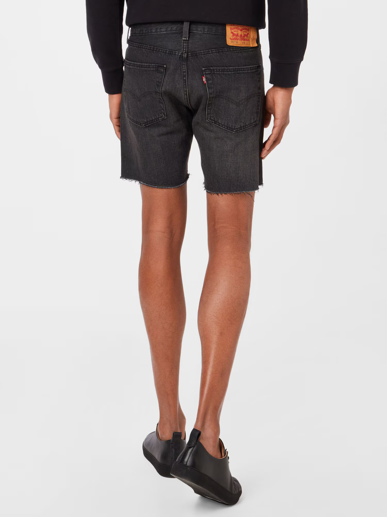 LEVI'S Kavbojke '501® ’93 SHORTS' črn denim - Pepit.si