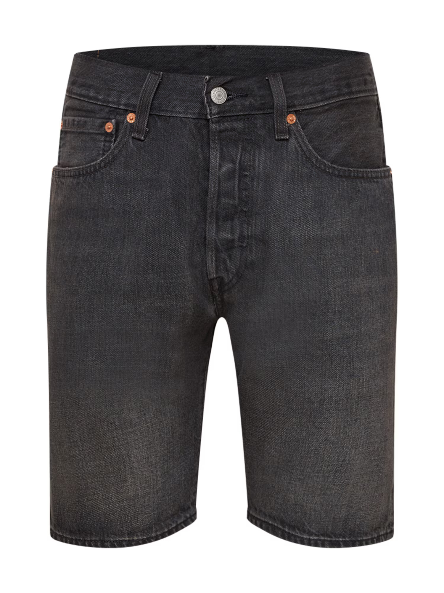 LEVI'S Kavbojke '501® HEMMED SHORT' črn denim - Pepit.si