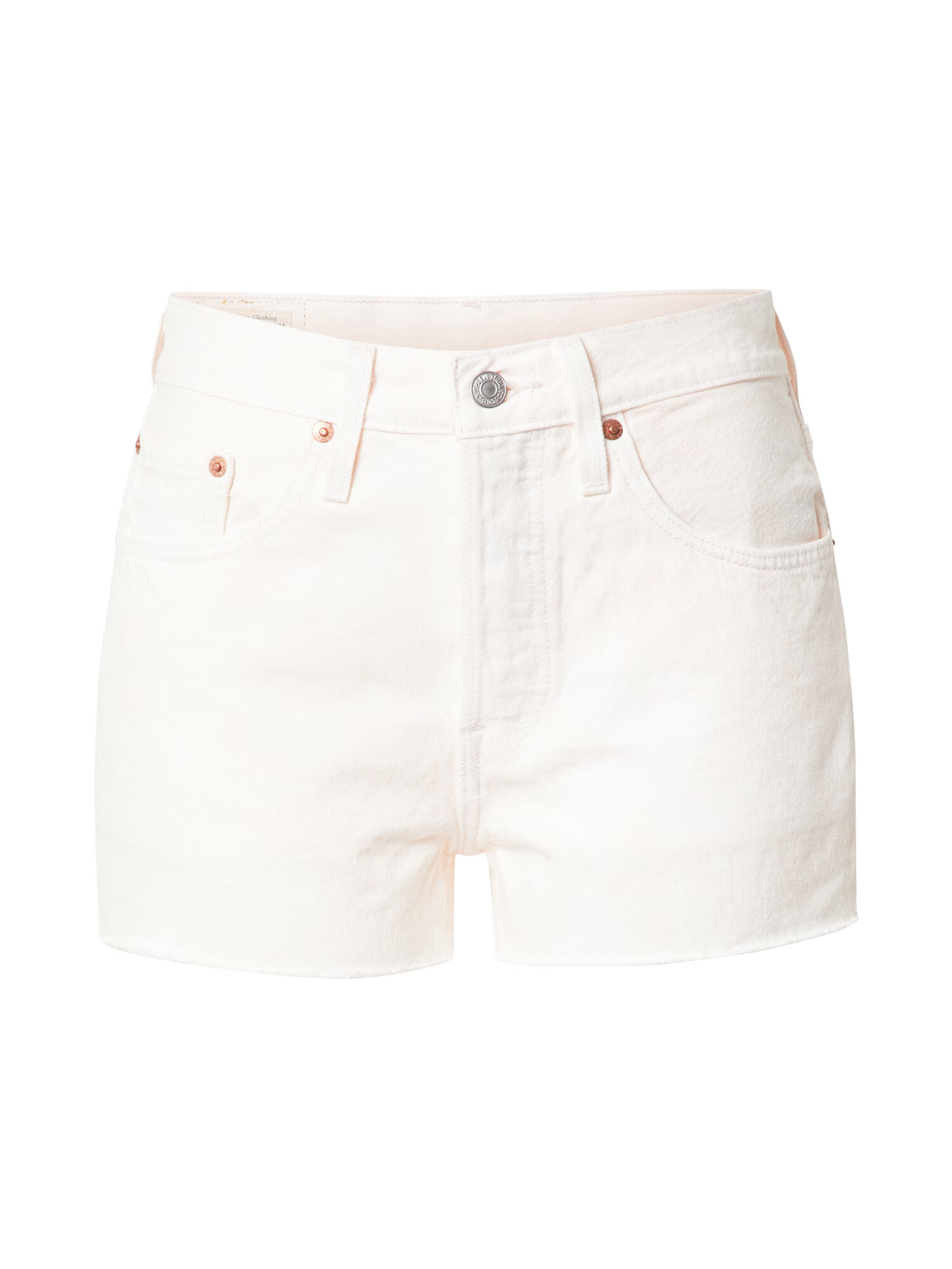 LEVI'S Kavbojke '501® HIGH RISE SHORT' kremna - Pepit.si