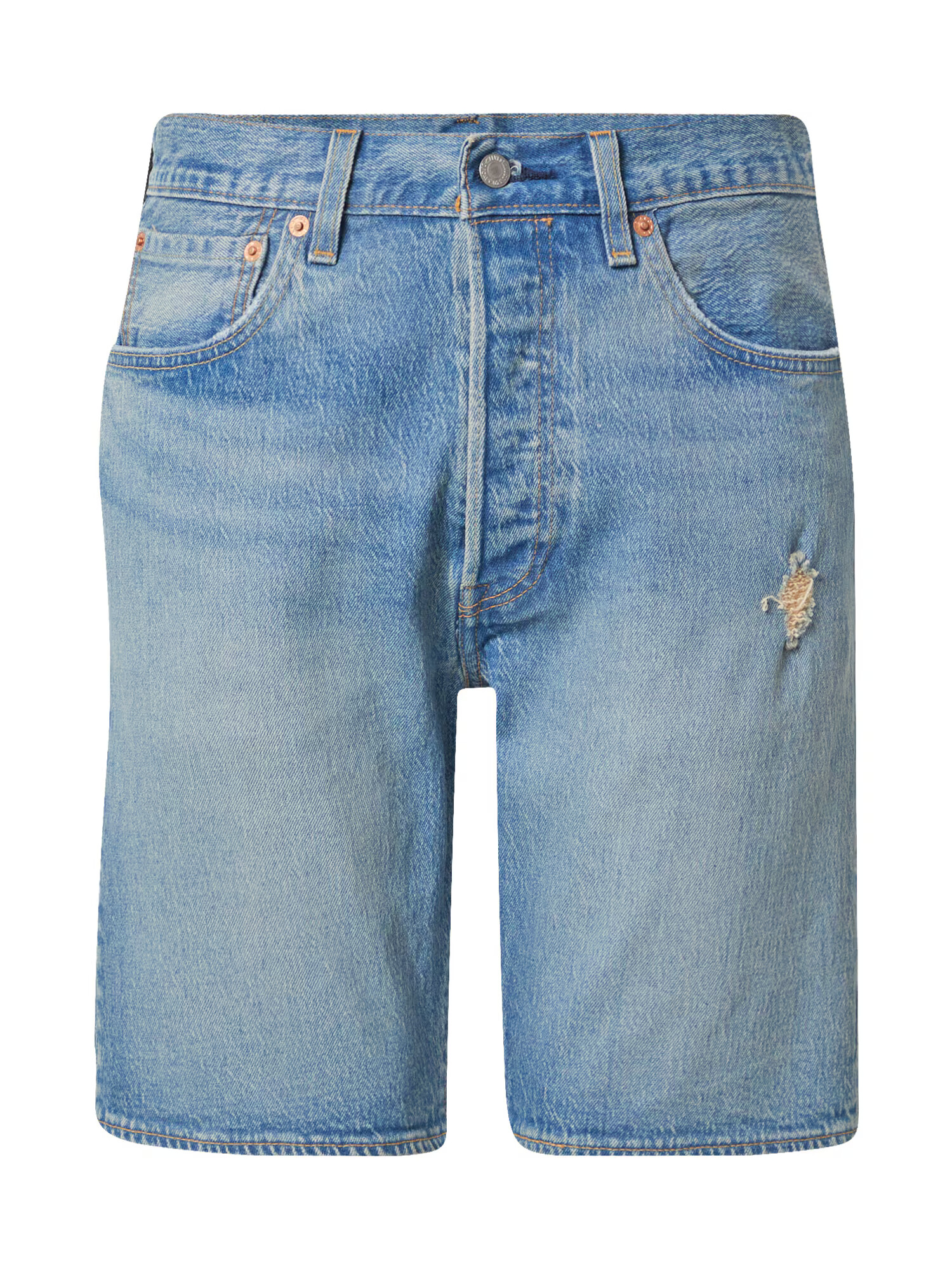 LEVI'S Kavbojke '501® HEMMED SHORT' moder denim - Pepit.si