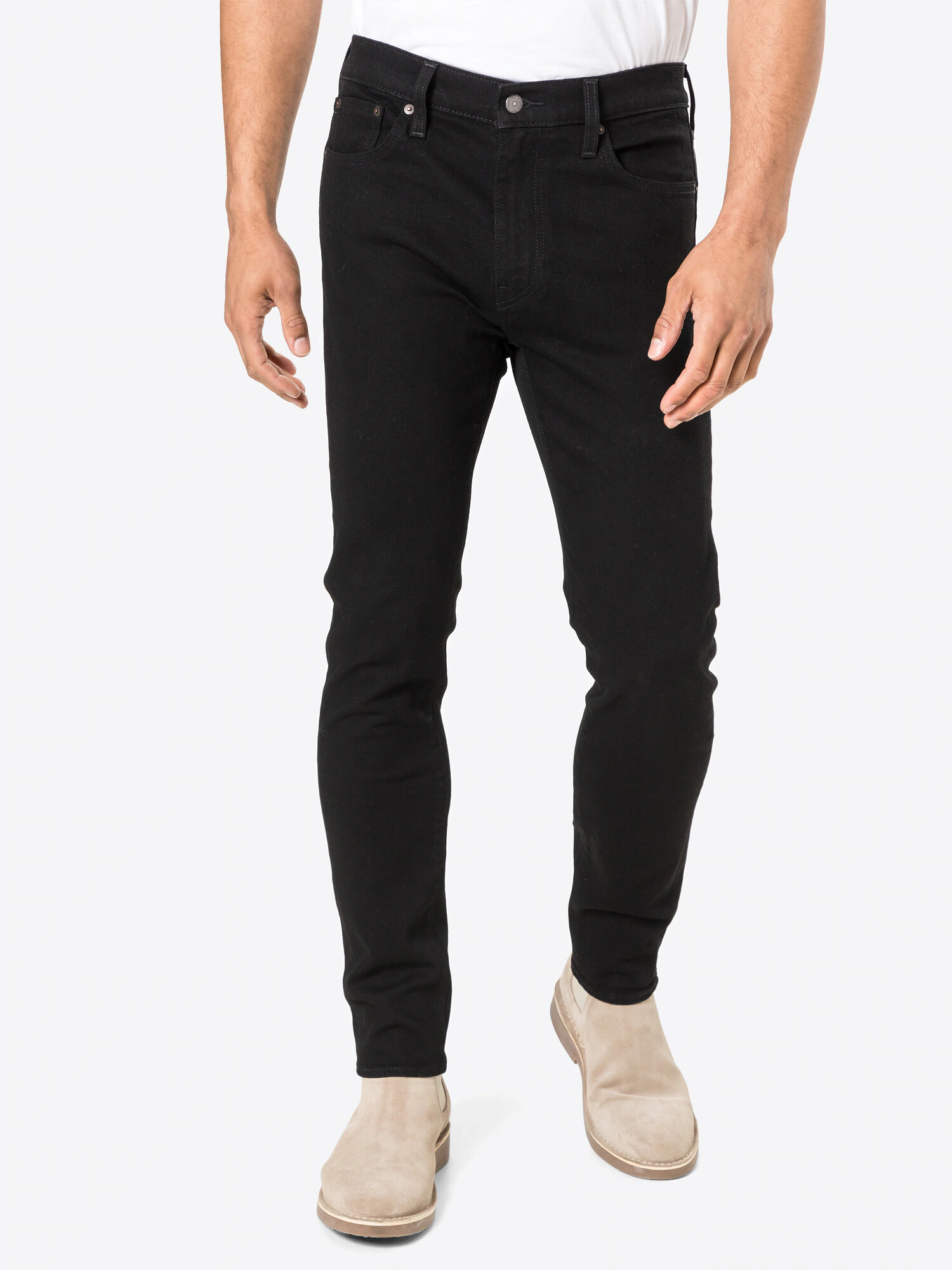 LEVI'S Kavbojke '510 SKINNY' črn denim - Pepit.si