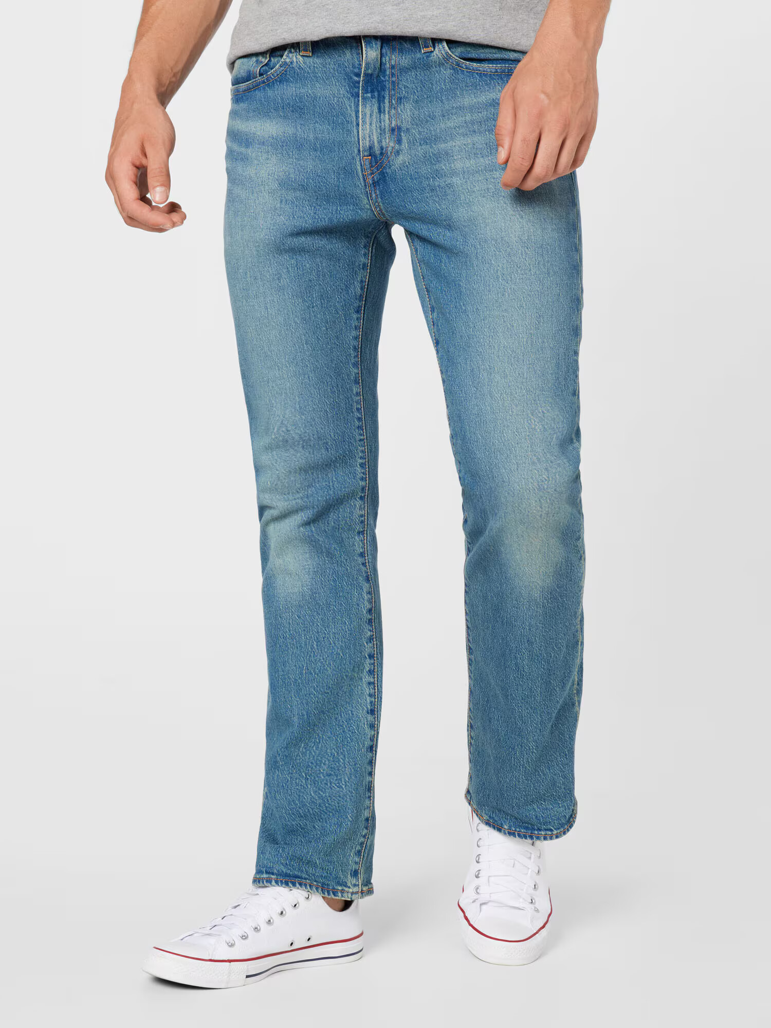 LEVI'S Kavbojke '527™ SLIM BOOT CUT MED INDIGO - WORN IN' moder denim - Pepit.si