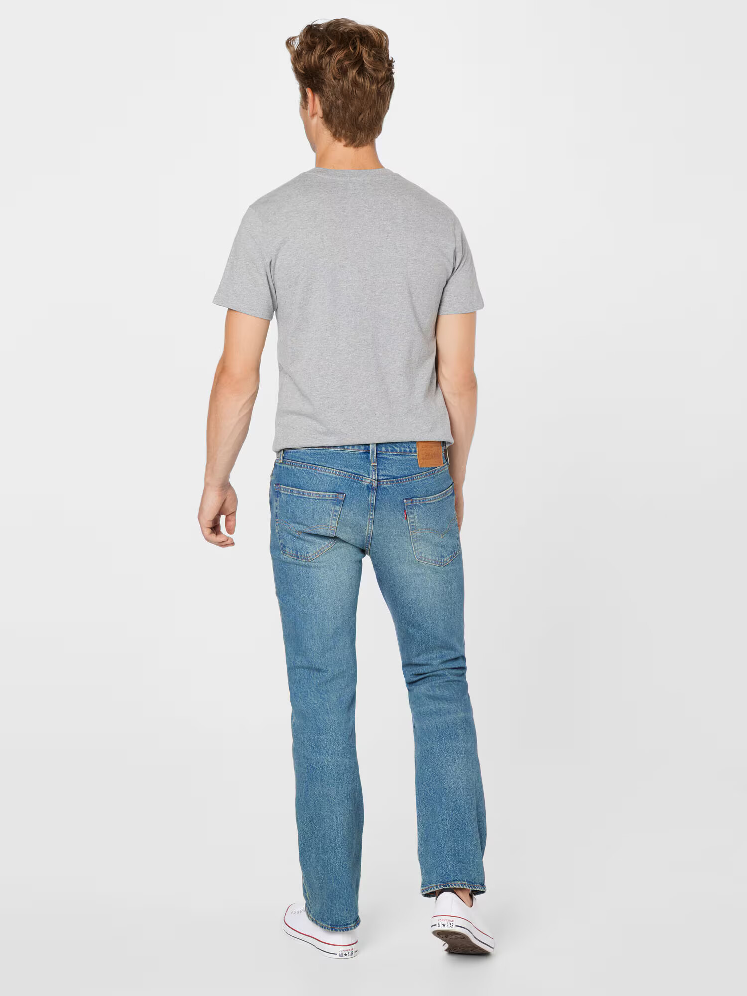 LEVI'S Kavbojke '527™ SLIM BOOT CUT MED INDIGO - WORN IN' moder denim - Pepit.si