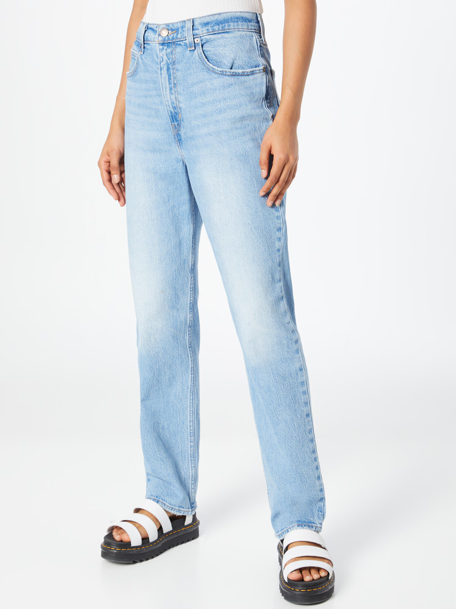 LEVI'S Kavbojke '70'S HIGH STRAIGHT JEANS' moder denim - Pepit.si