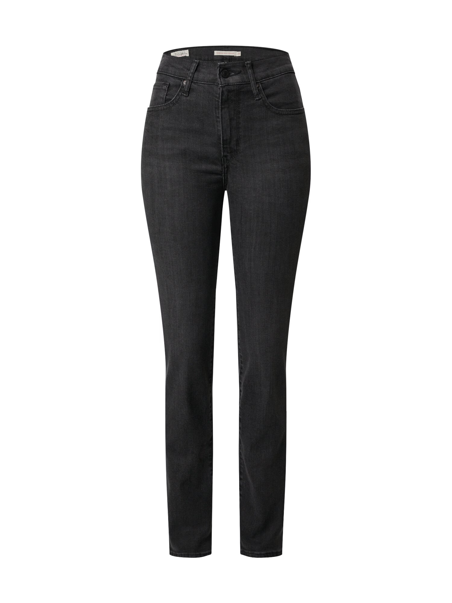 LEVI'S Kavbojke '724™ HIGH RISE STRAIGHT' črn denim - Pepit.si