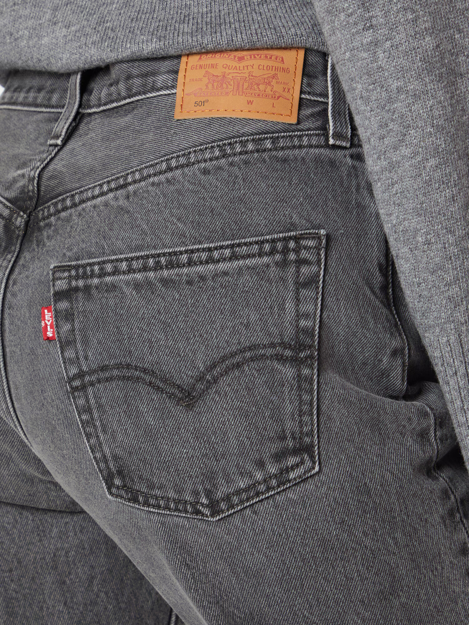 LEVI'S Kavbojke '501® 90's' črn denim - Pepit.si