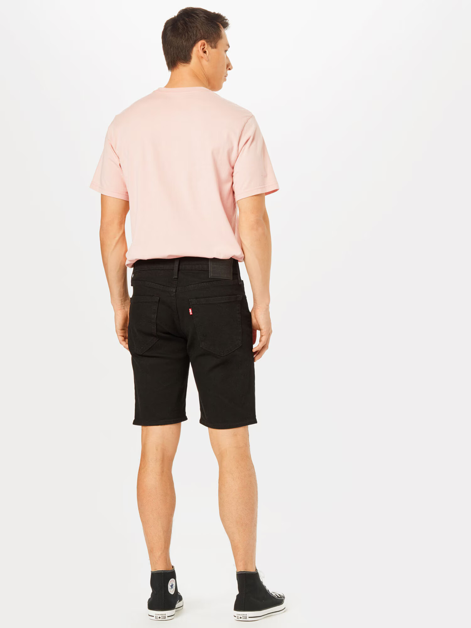 LEVI'S Kavbojke '405 STANDARD SHORT BLACKS' črna - Pepit.si