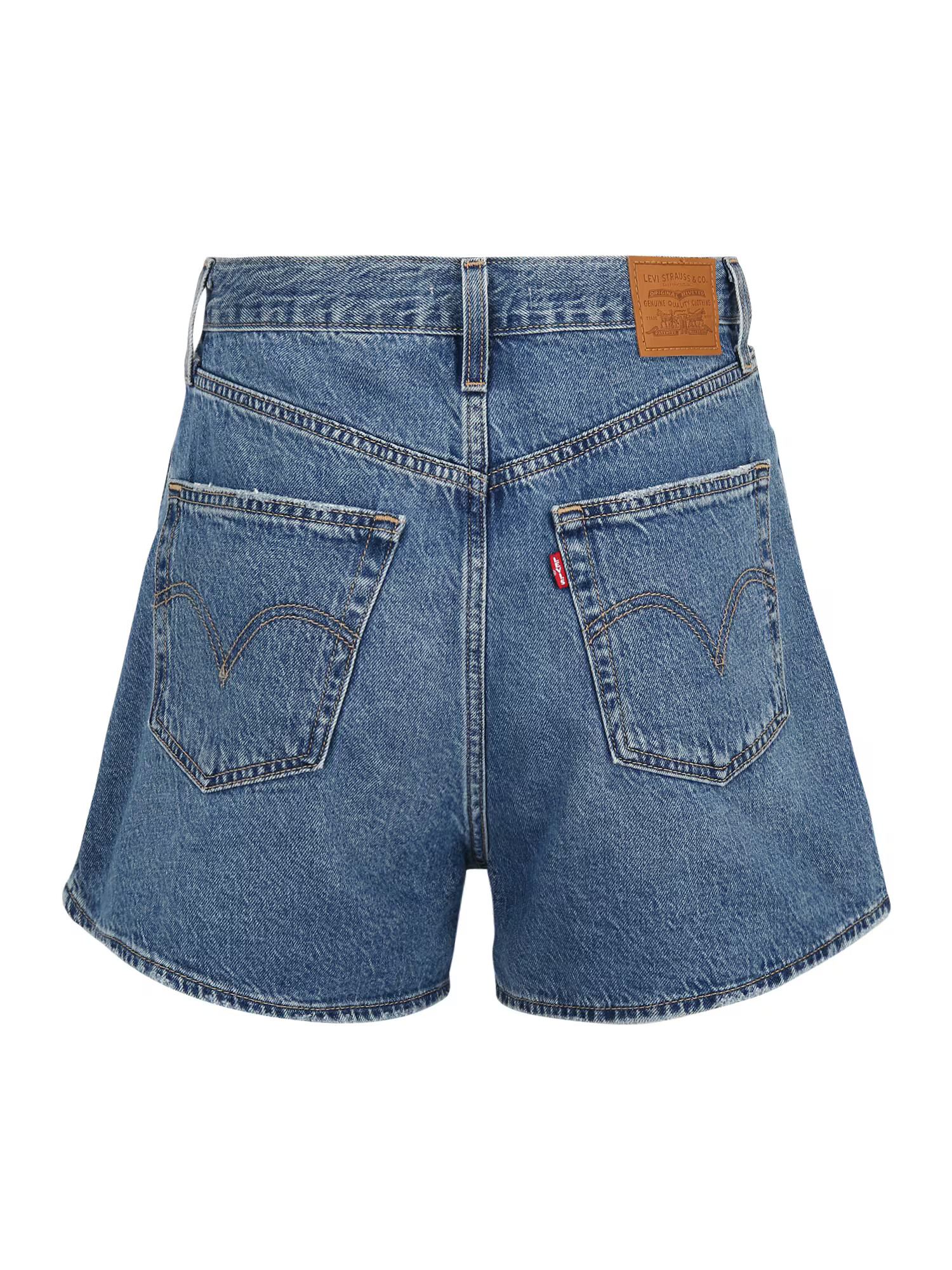 LEVI'S Kavbojke 'HIGH LOOSE SHORT LIGHT INDIGO - FLAT FINISH' moder denim - Pepit.si