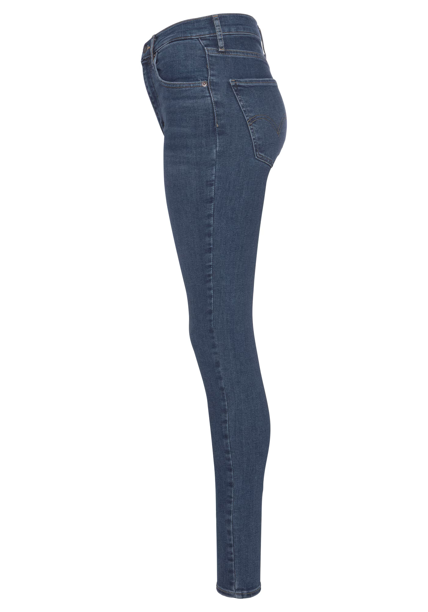 LEVI'S Kavbojke 'MILE HIGH SUPER SKINNY DARK INDIGO - WORN IN' moder denim - Pepit.si