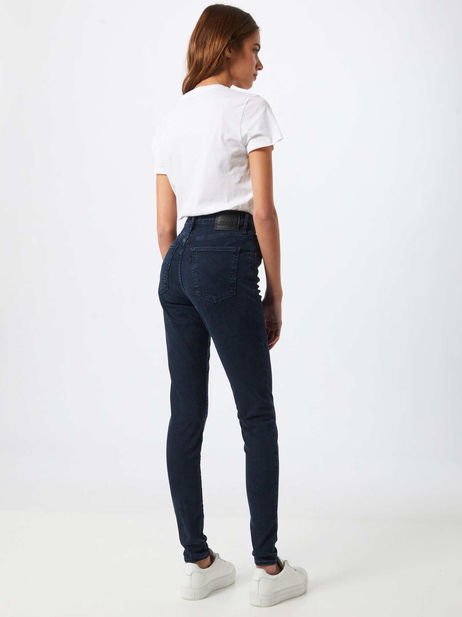 LEVI'S Kavbojke 'MILE HIGH SUPER SKINNY' temno modra - Pepit.si