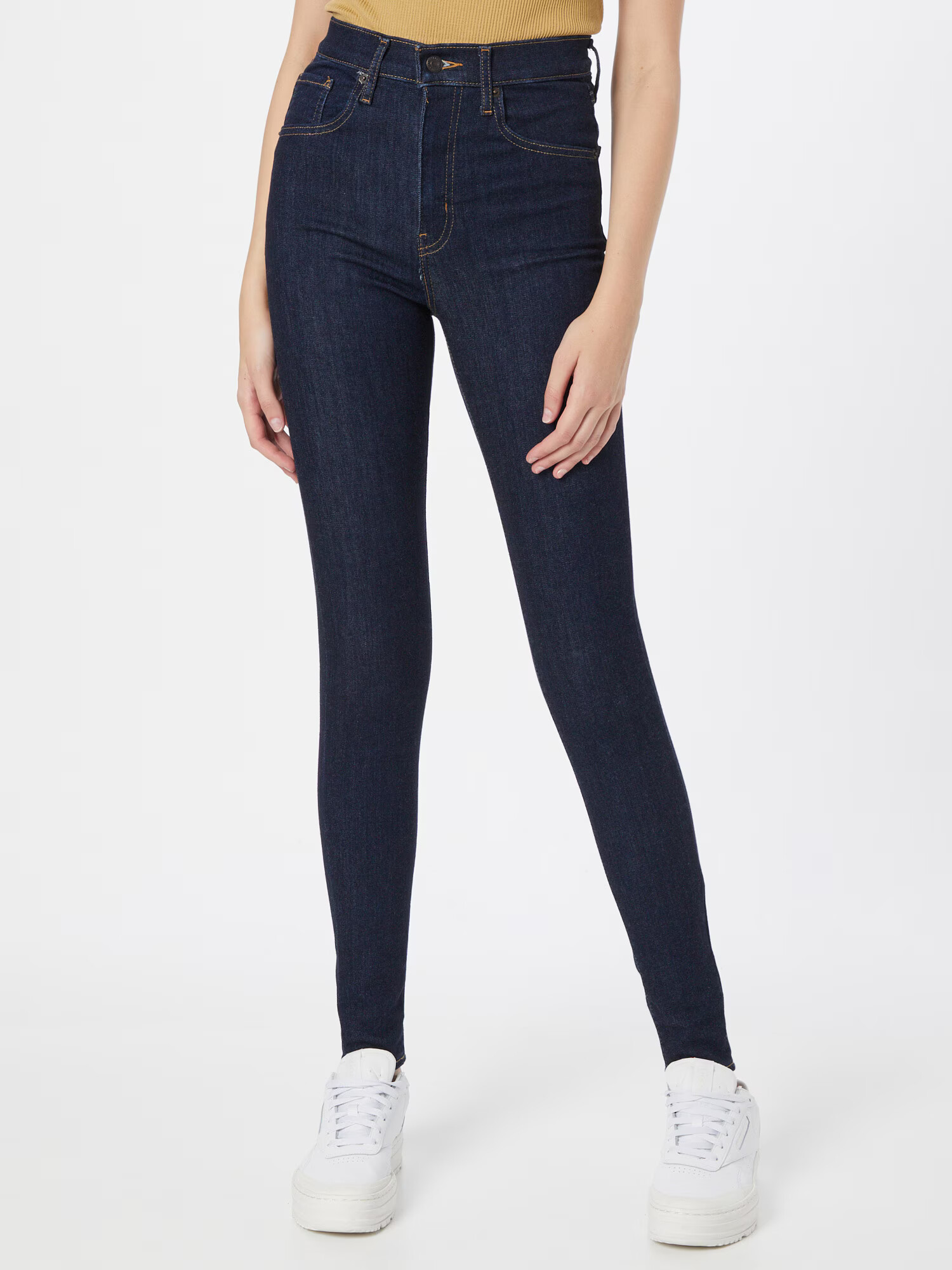 LEVI'S Kavbojke 'MILE HIGH SUPER SKINNY DARK INDIGO - FLAT FINISH' moder denim - Pepit.si