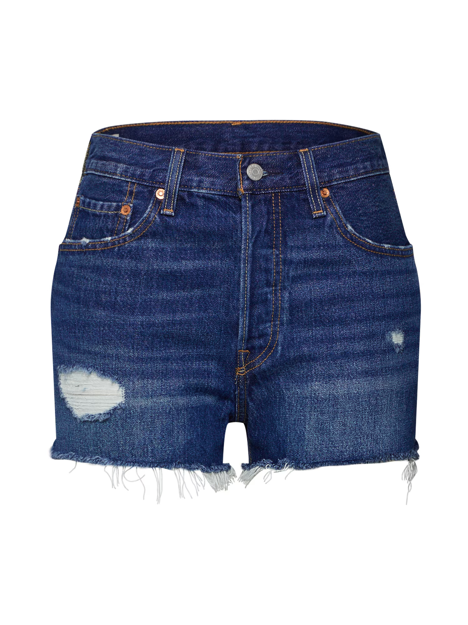 LEVI'S Kavbojke '501® HIGH RISE SHORT' moder denim - Pepit.si